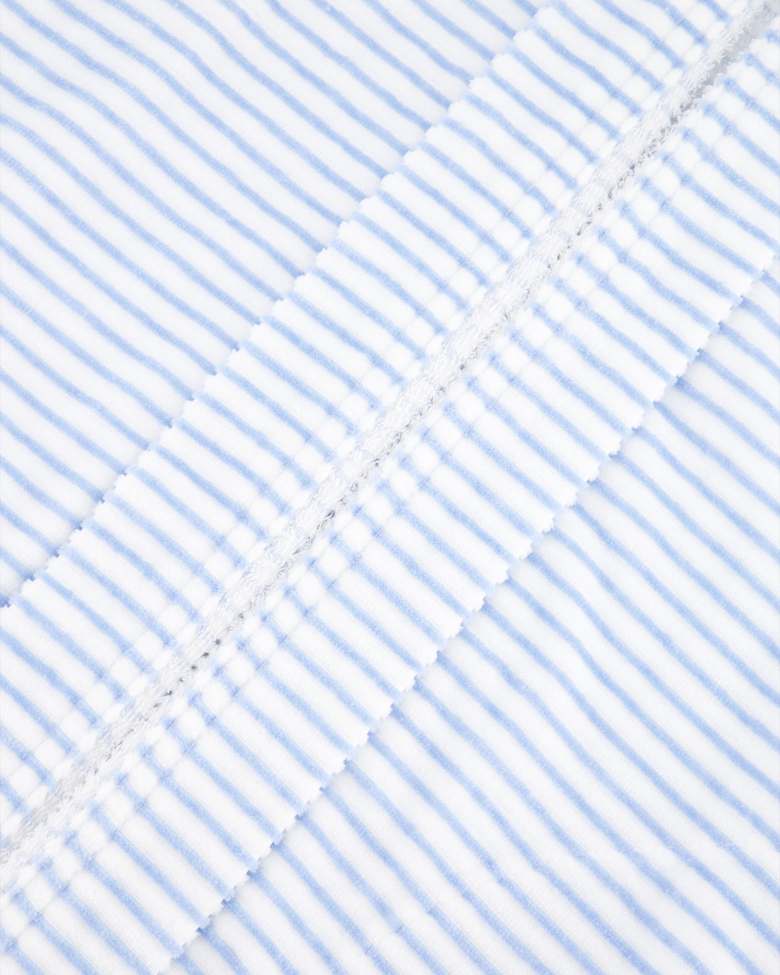 Cawö - Damen Bademantel Kurz Kimono 1214 - Farbe: mittelblau - 11