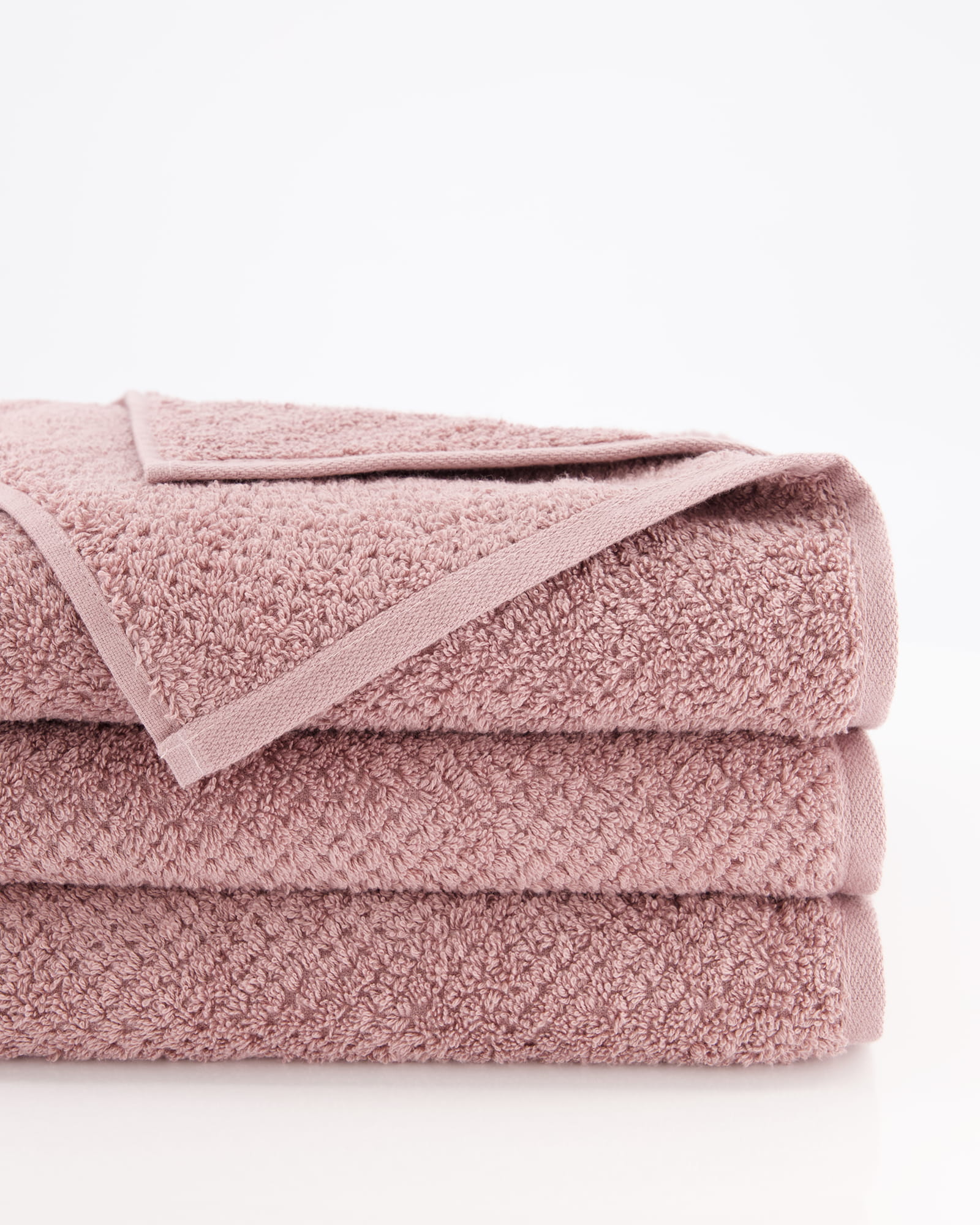 Cawö Handtücher Pure Uni 6500 vintage rose - 231 - Seiflappen 30x30 cm