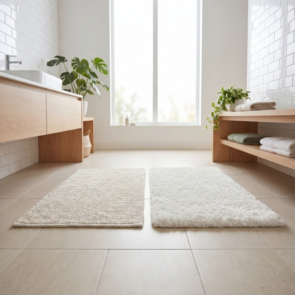 Badteppich und Badematte - was ist der Unterschied?