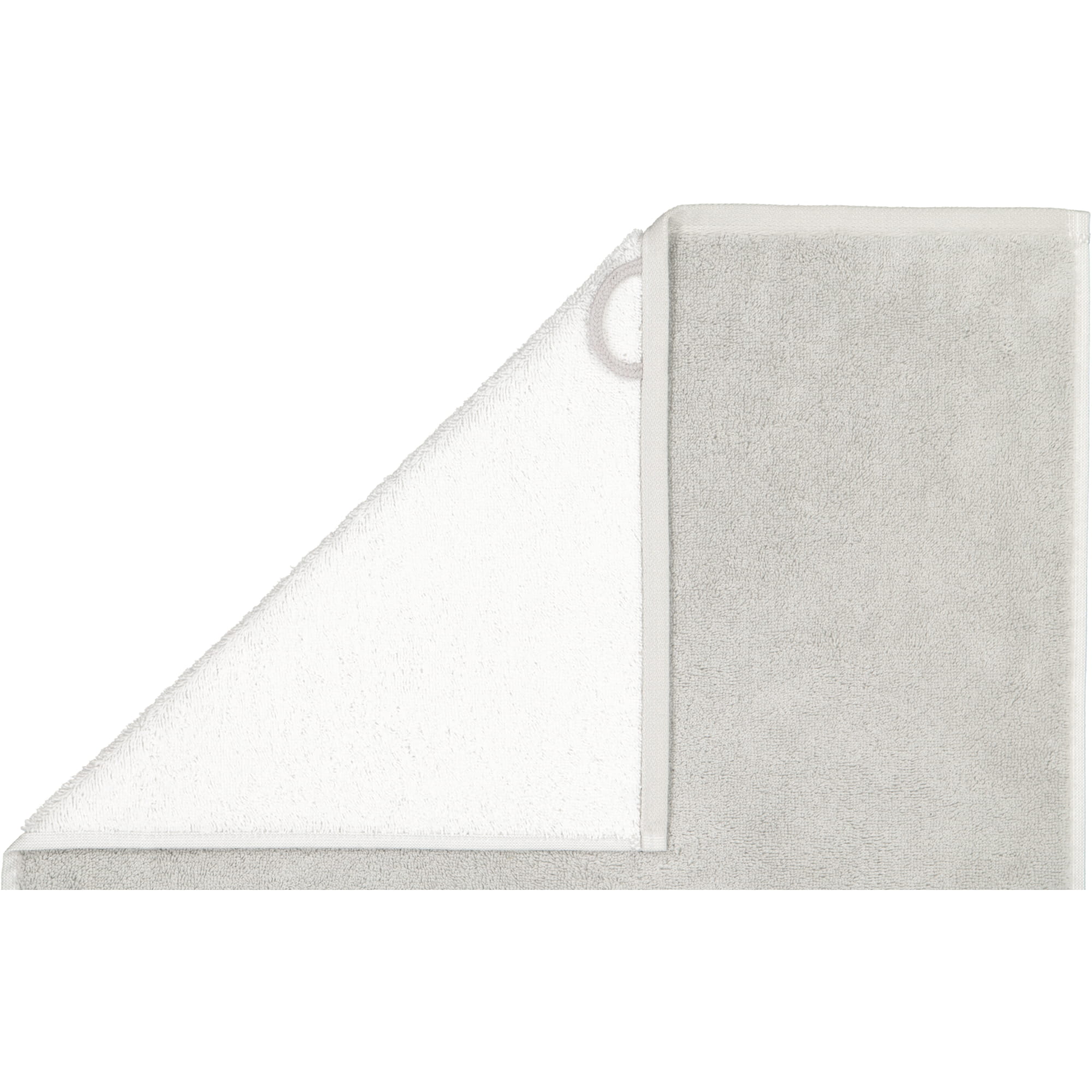 JOOP! Classic - Doubleface 1600 - Farbe: Silber - 76 - Seiflappen 30x30 cm