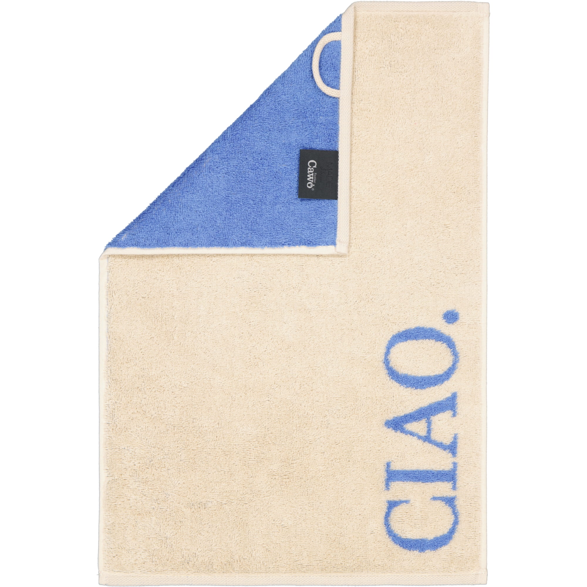 Cawö Gästetücher Postcard Towels Edition 100 CIAO - 09 - Gästetuch 30x50 cm