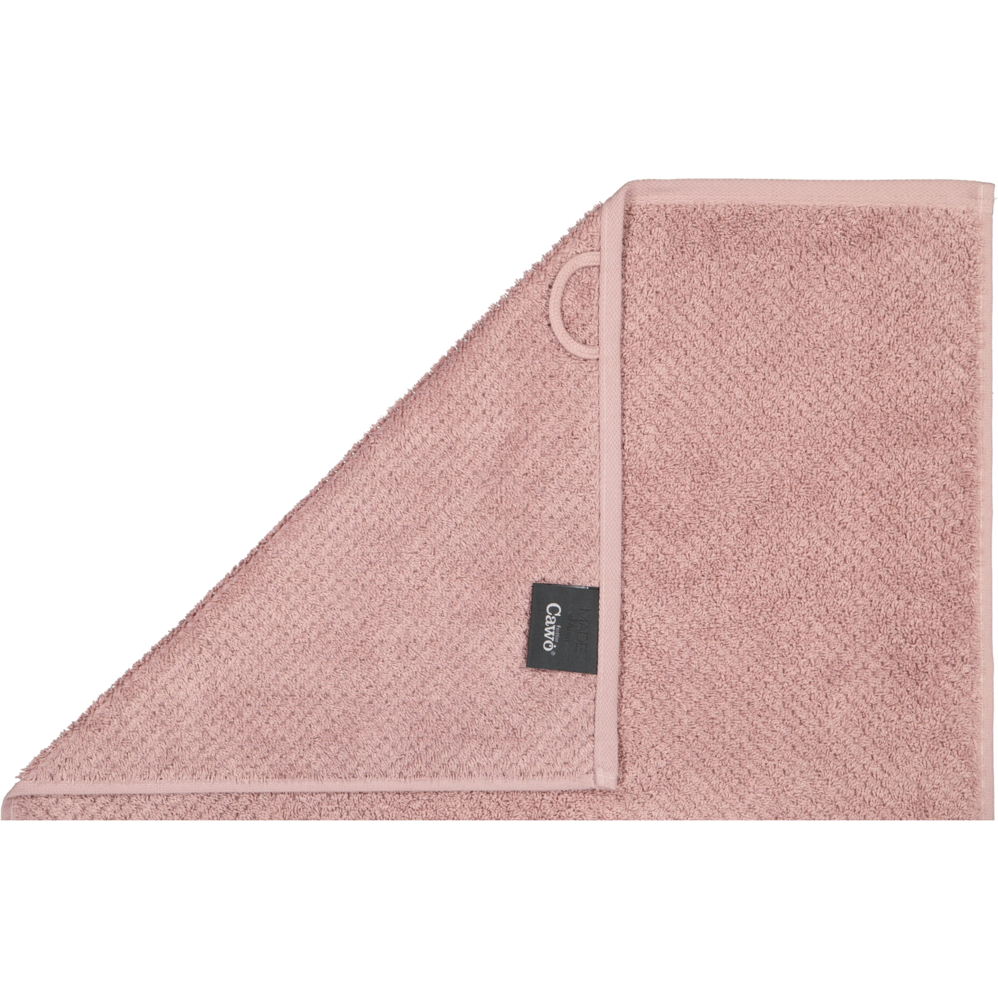 Cawö Handtücher Pure Uni 6500 vintage rose - 231 - Seiflappen 30x30 cm