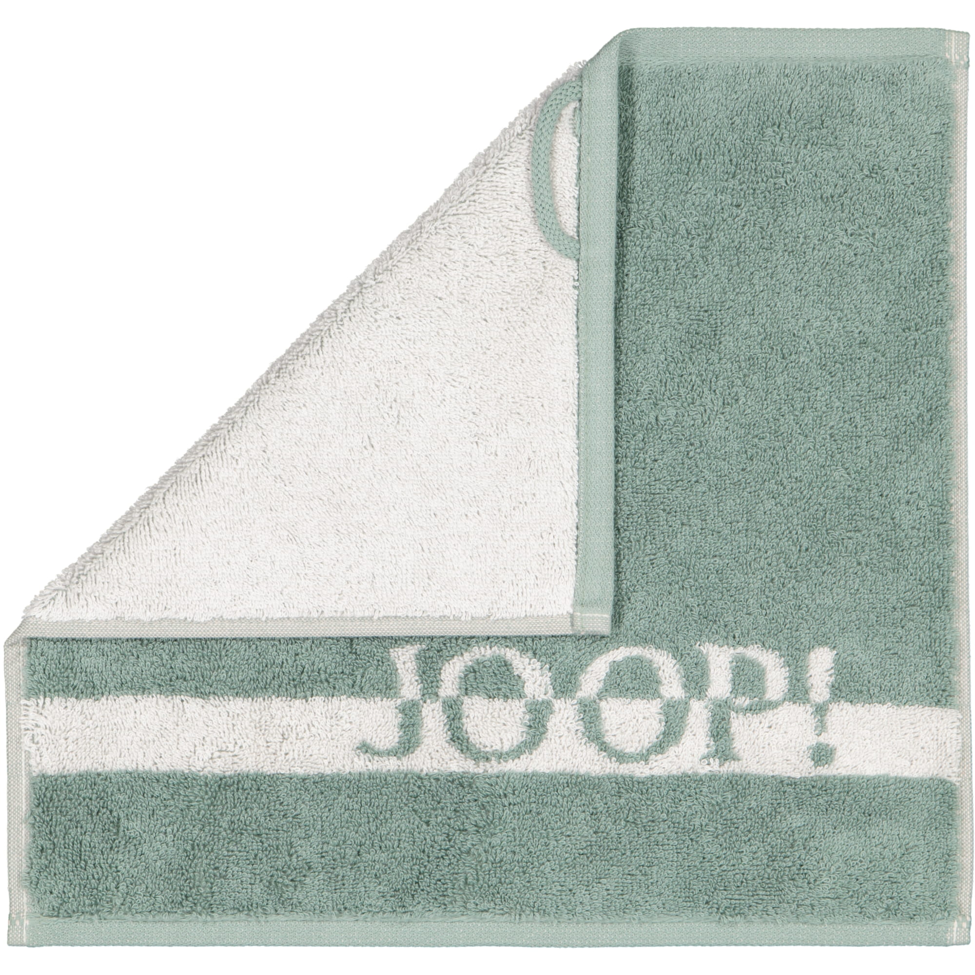JOOP! Handtücher Split Doubleface 1712 Pinie - 47 - Seiflappen 30x30 cm