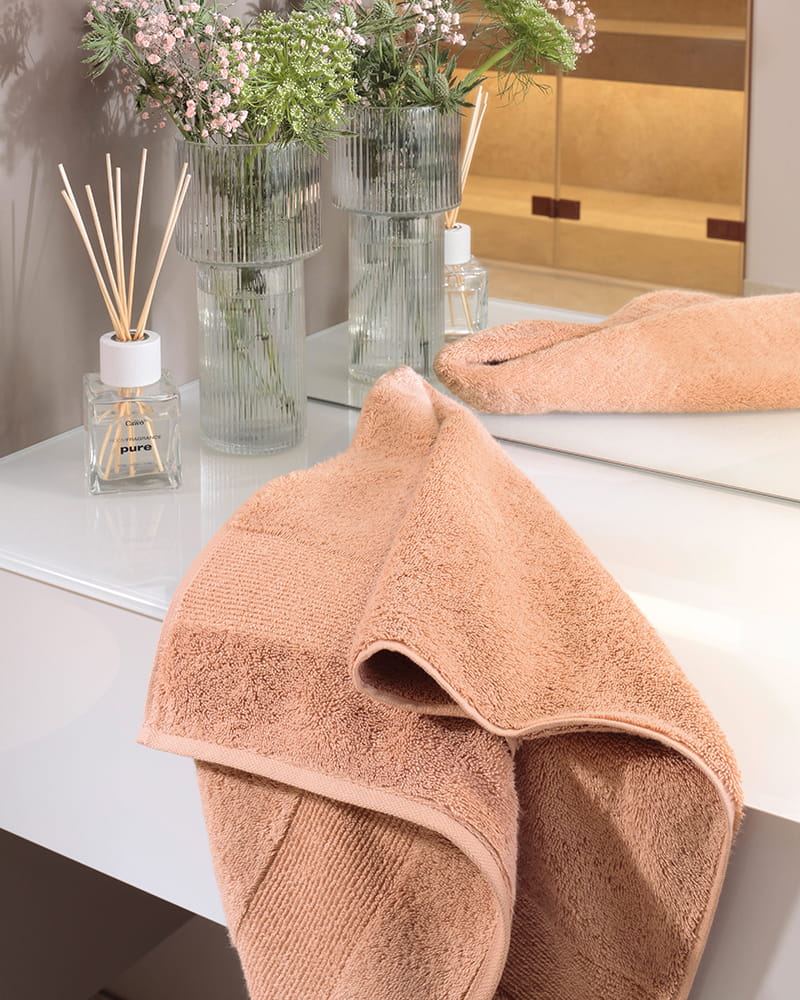 Cawö Handtücher THE LUXURY 5000 sienna - 310 - Handtuch 50x100 cm