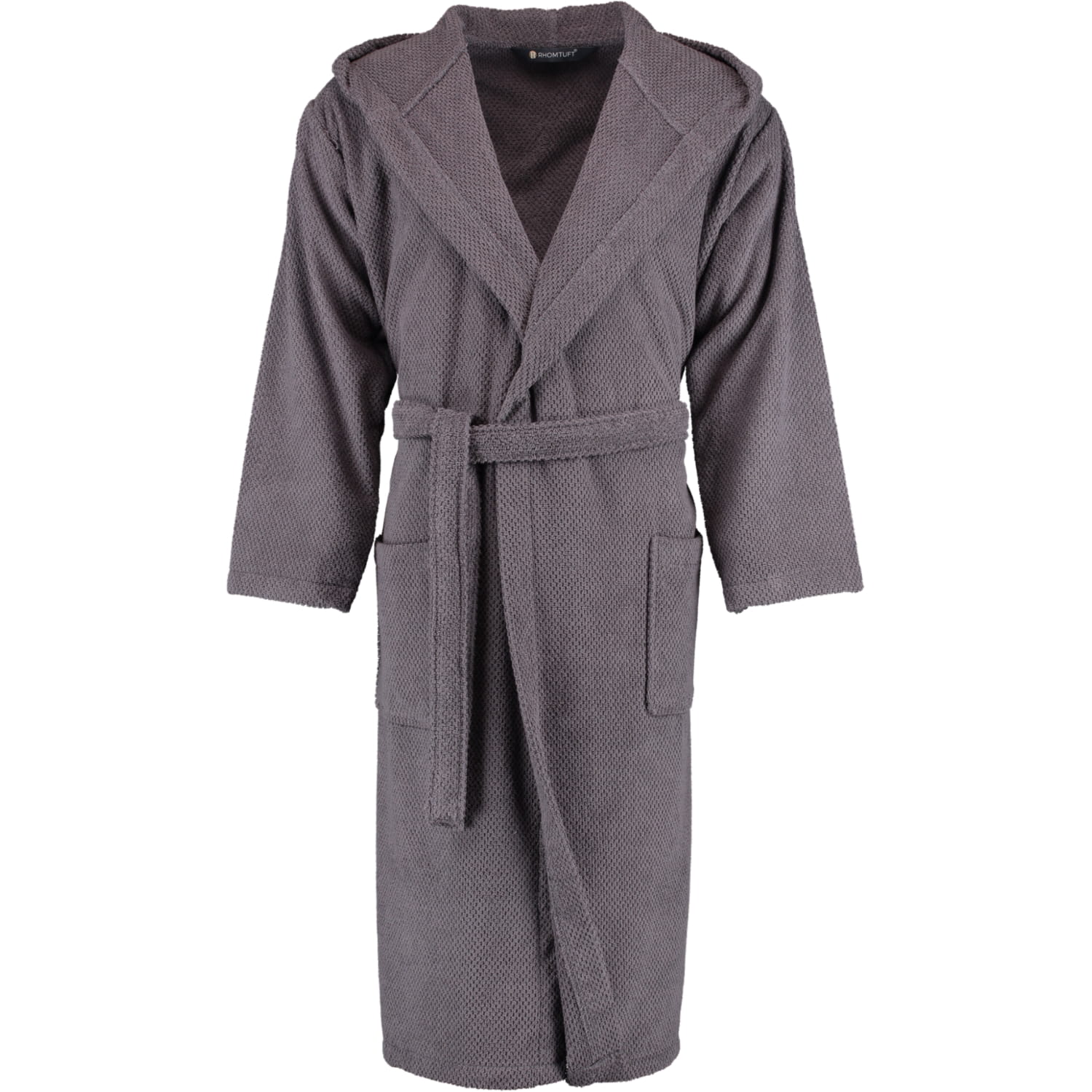 Rhomtuft - Bademantel Baronesse unisex - Farbe: zinn - 02