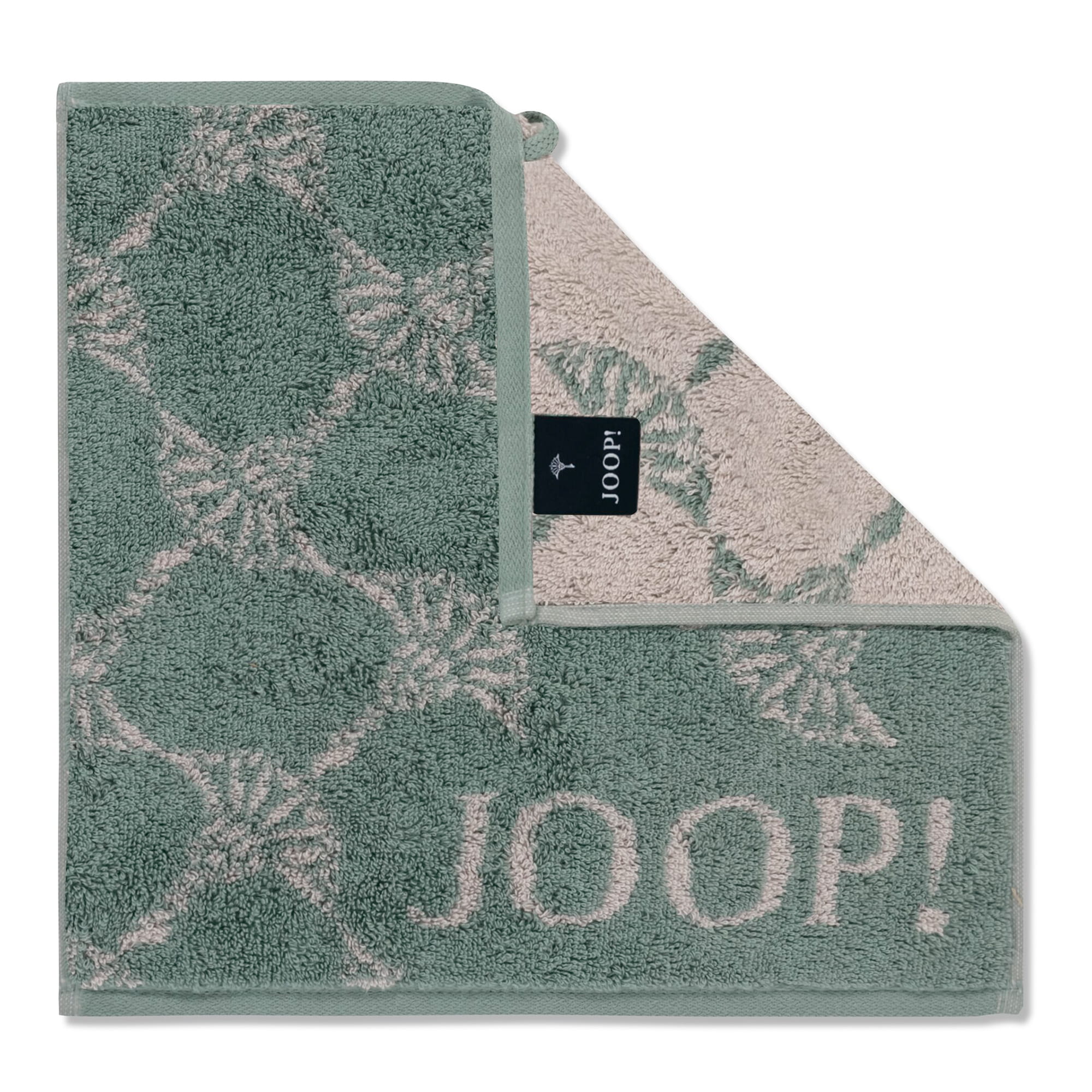 JOOP! Handtücher Classic Cornflower 1611 pinie - 43 - Seiflappen 30x30 cm