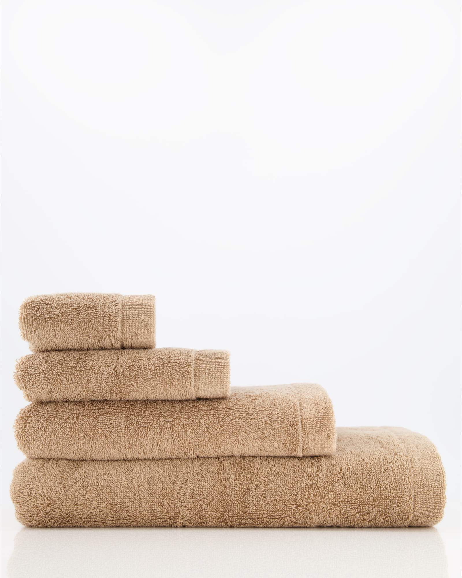Cawö Handtücher Lifestyle Uni 7007 caramel - 346 - Seiflappen 30x30 cm