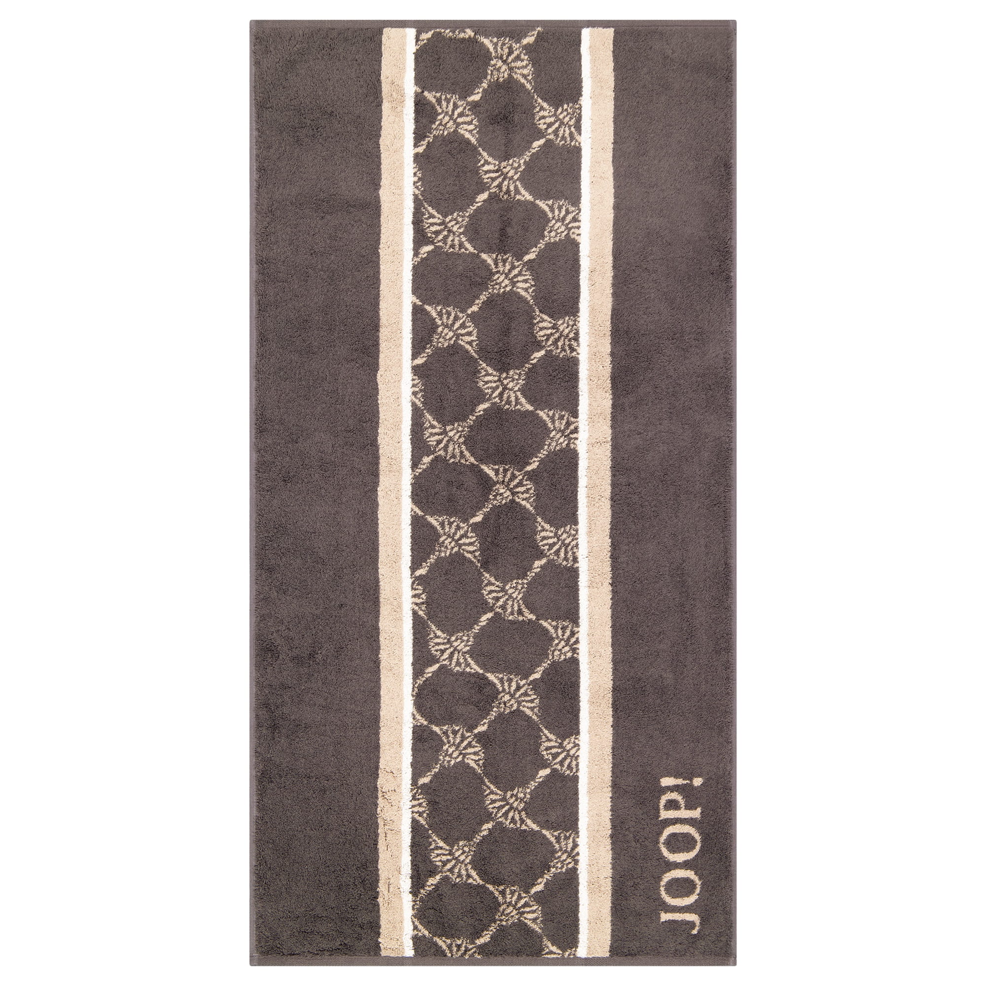 JOOP! Handtücher Sauna Stripes 1717 Anthrazit - 73 - Handtuch 50x100 cm