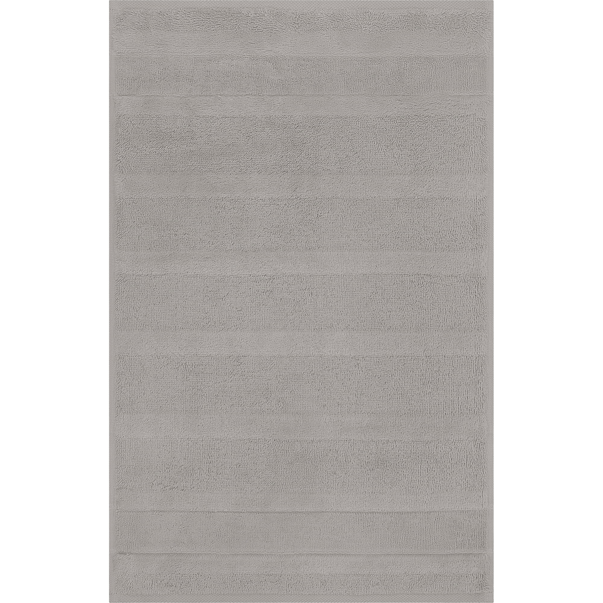Cawö Handtücher Noblesse2 Uni 1002 metal - 735 - Gästetuch 30x50 cm
