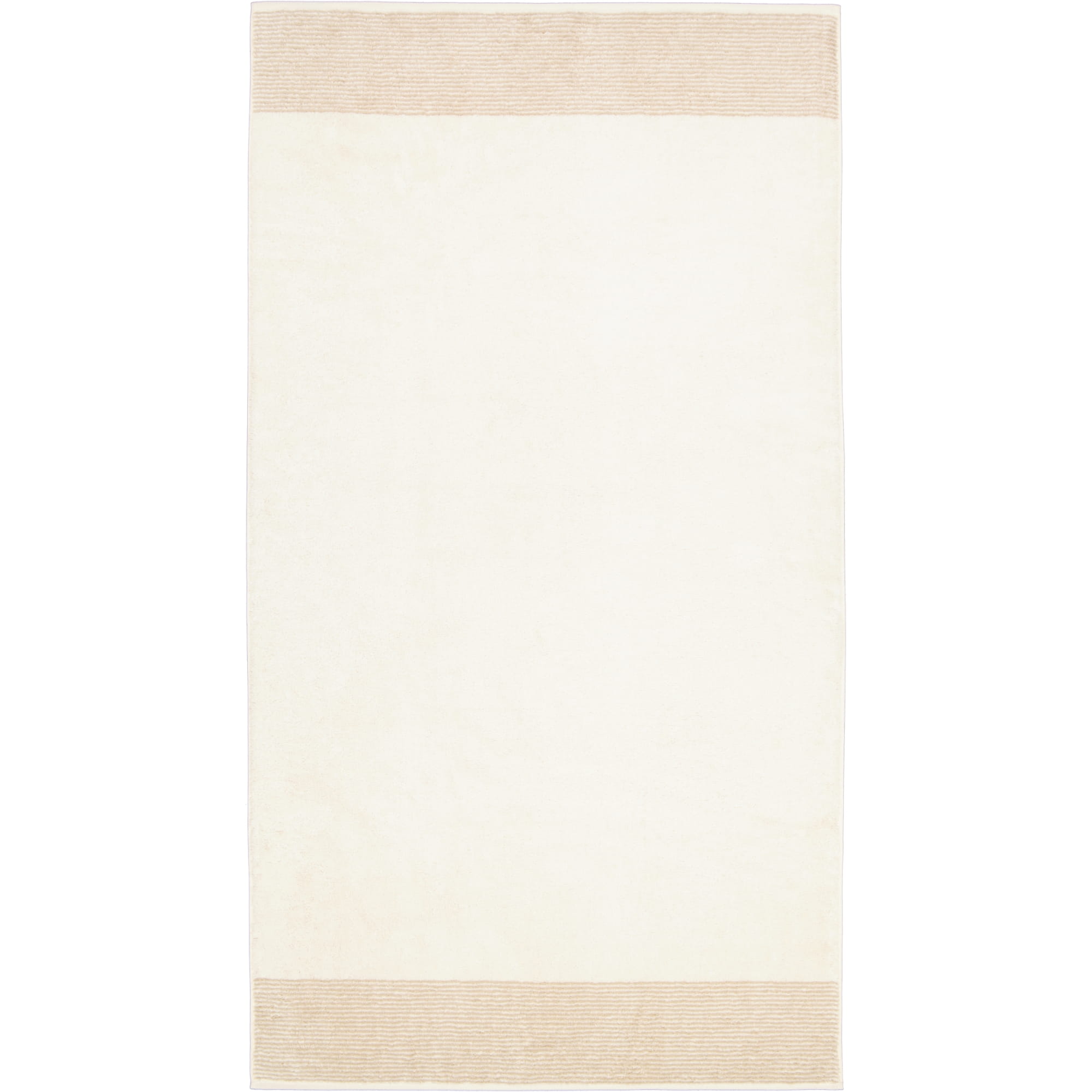 Cawö Handtücher Luxury Home Two-Tone 590 natur - 36 - Duschtuch 80x150 cm