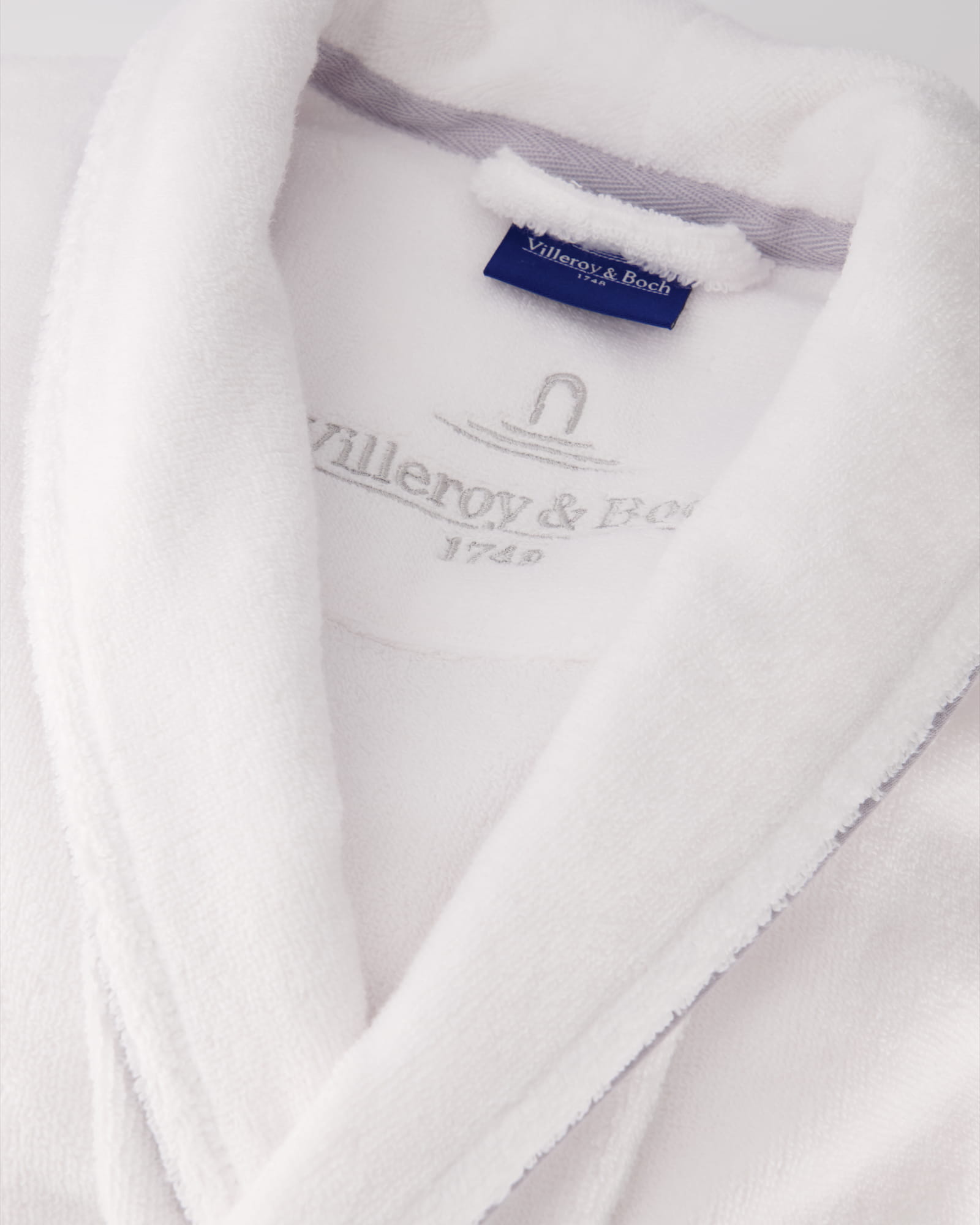Villeroy & Boch Damen Bademantel Schalkragen 2520 - Farbe: brilliant-white - 67