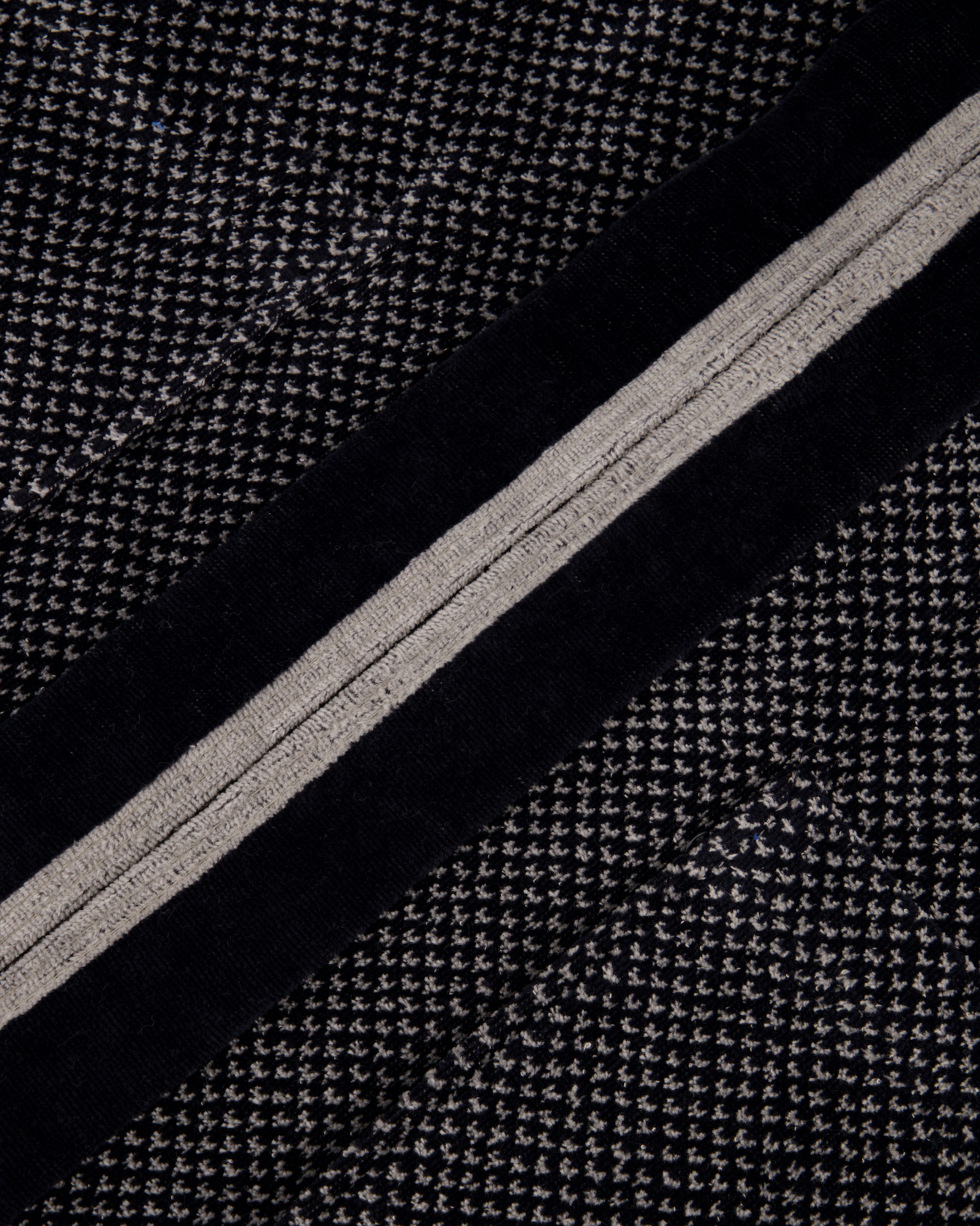 Cawö - Herren Bademantel Kimono 4839 - Farbe: silber/schwarz - 79 - M