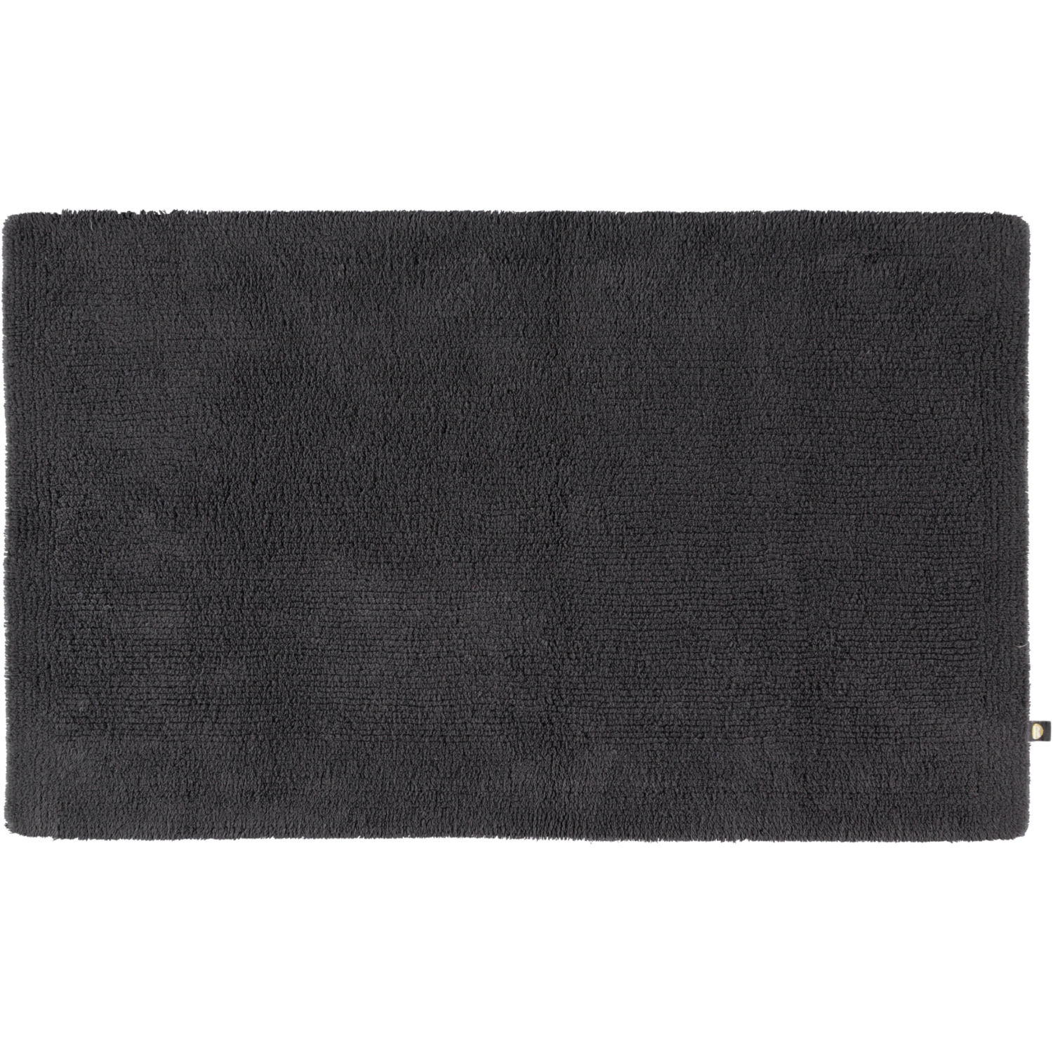 Rhomtuft - Badteppich Pur - Farbe: zinn - 02 - 70x130 cm