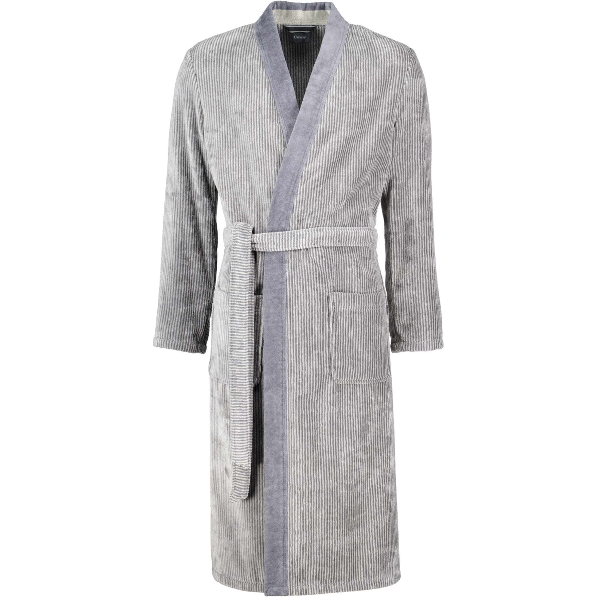 Cawö Bademäntel Herren Kimono Luxury Home 5840 stein - 37