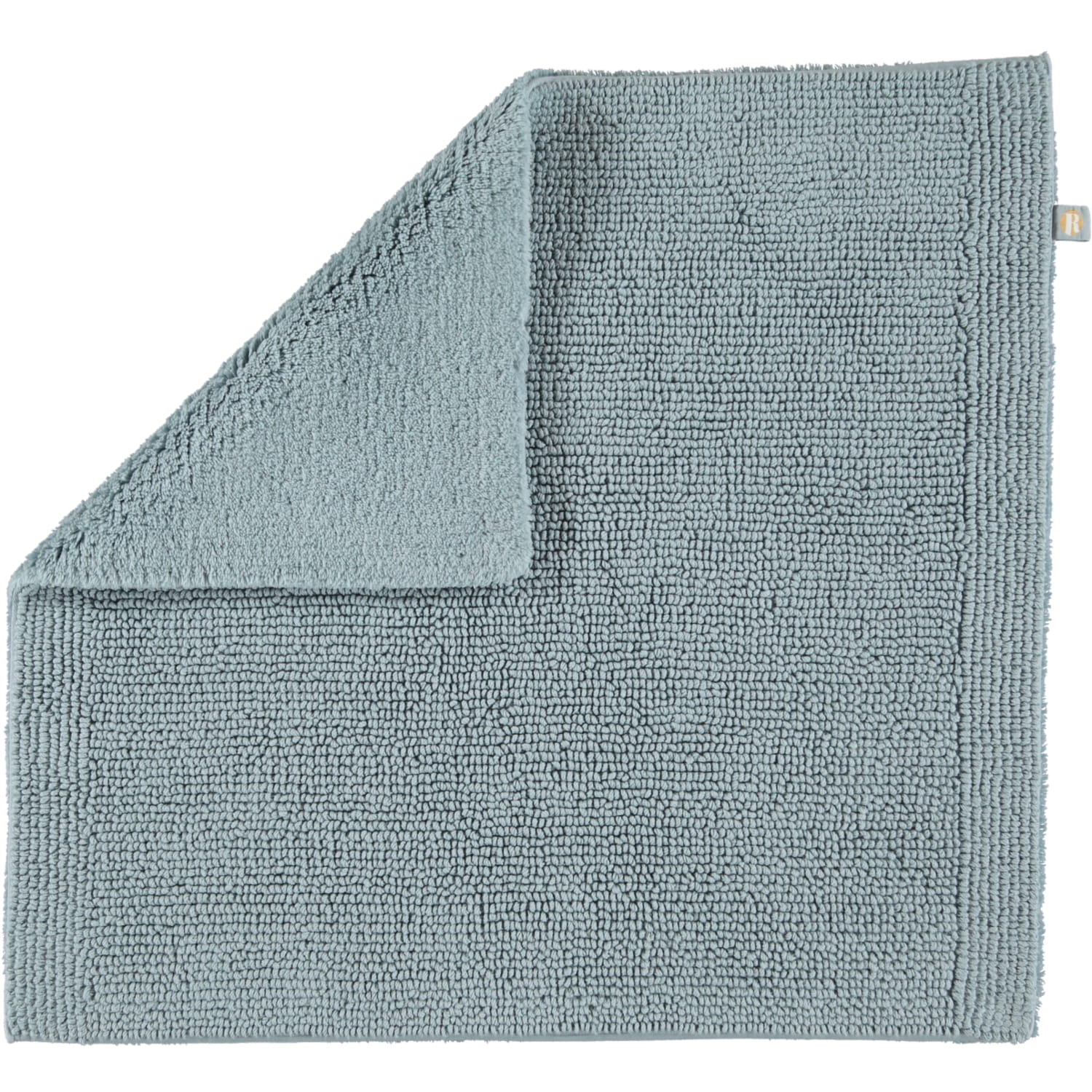 Rhomtuft - Badteppich Pur - Farbe: aquamarin - 400 - 60x60 cm