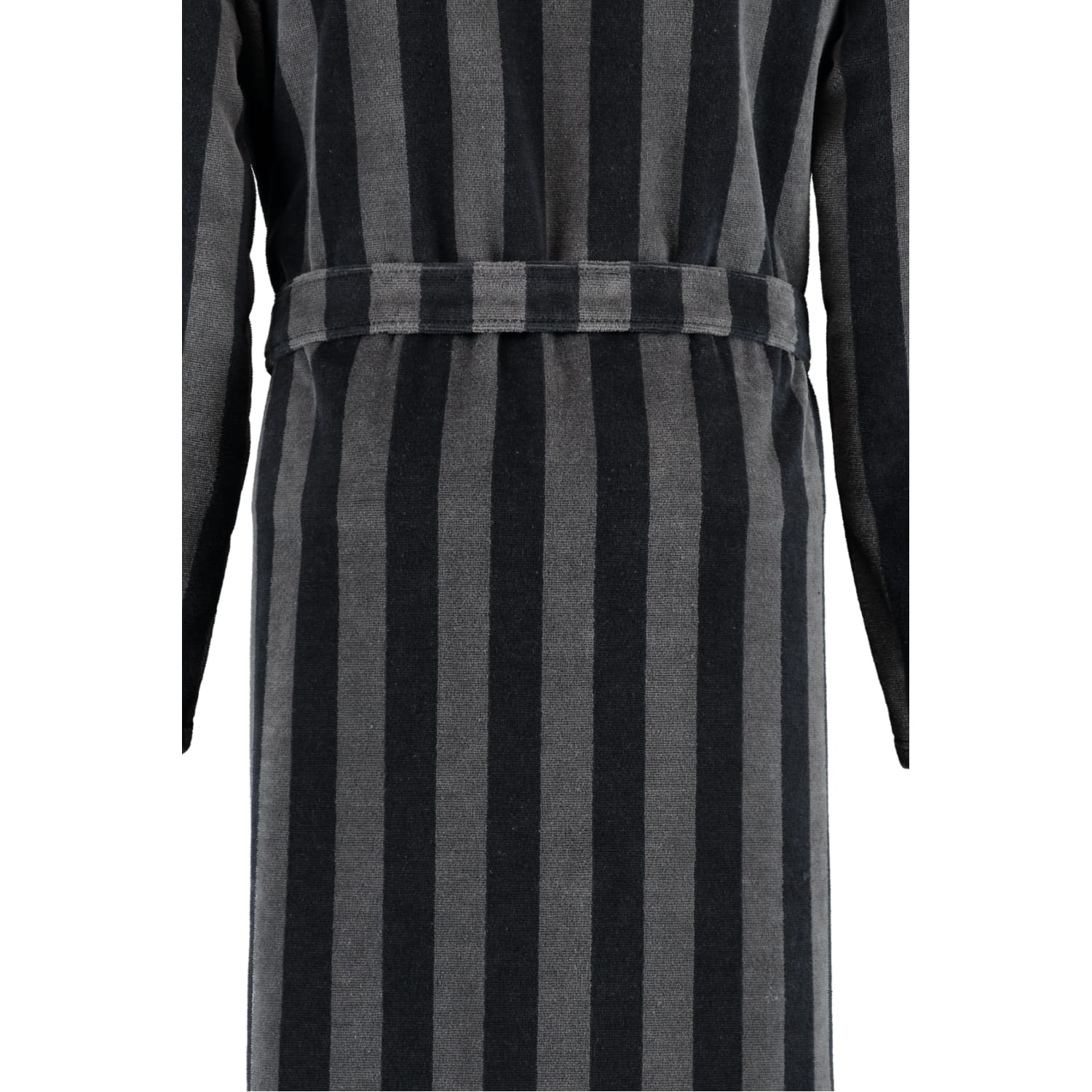 Cawö Herren Bademantel Kimono 2612 - Farbe: schwarz - 97