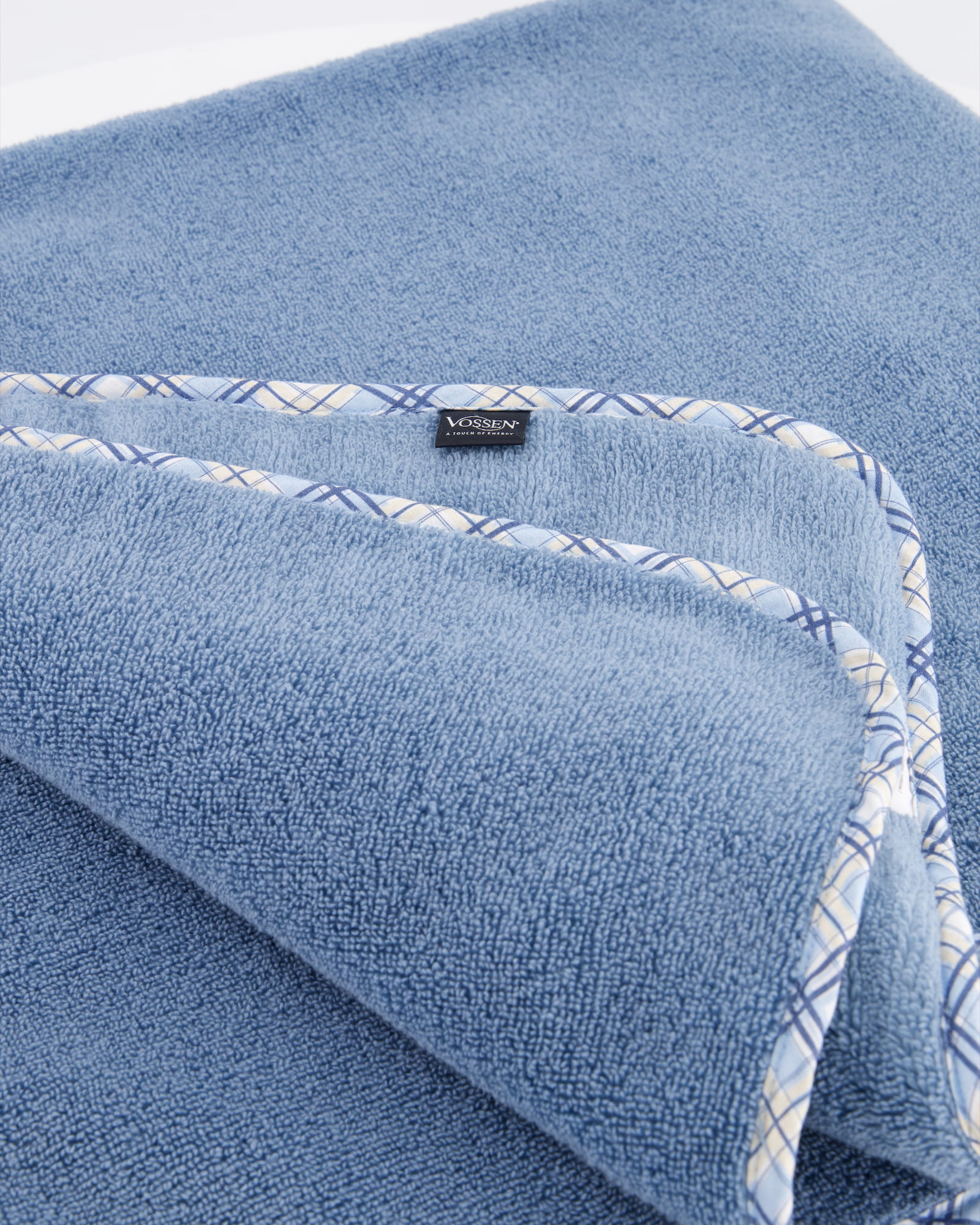 Vossen Kapuzentücher Teddy dusty blue - 4695 - Kapuzentuch 100x100 cm