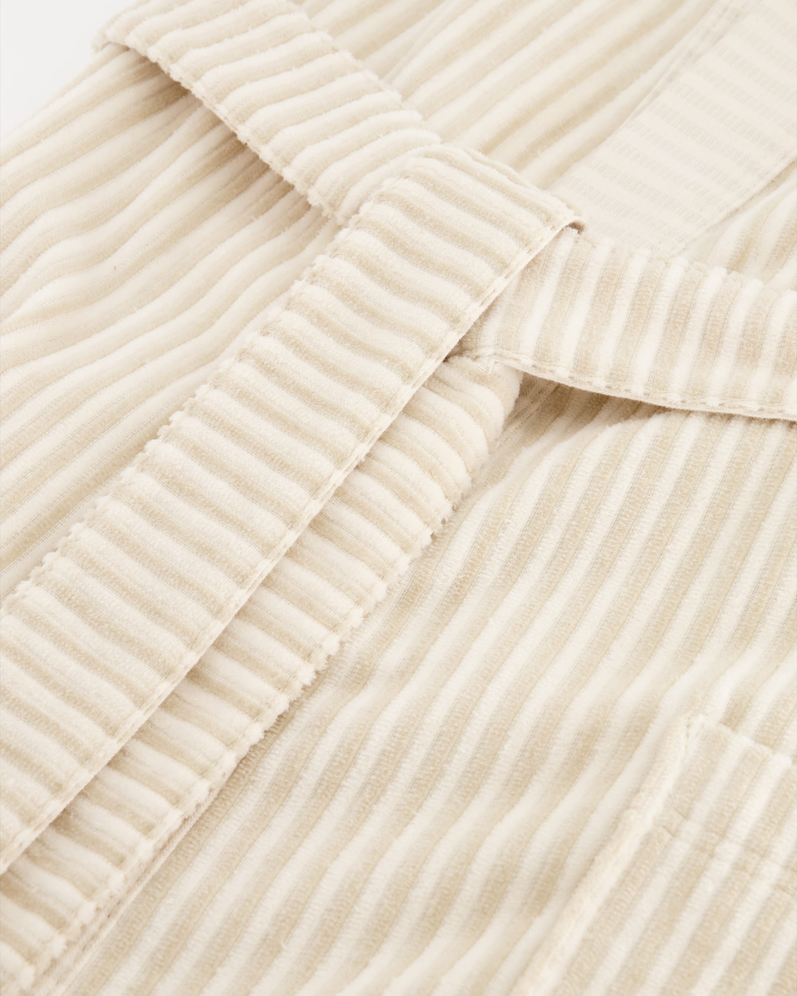 Cawö Bademäntel Herren Kimono Struktur 5718 beige - 33