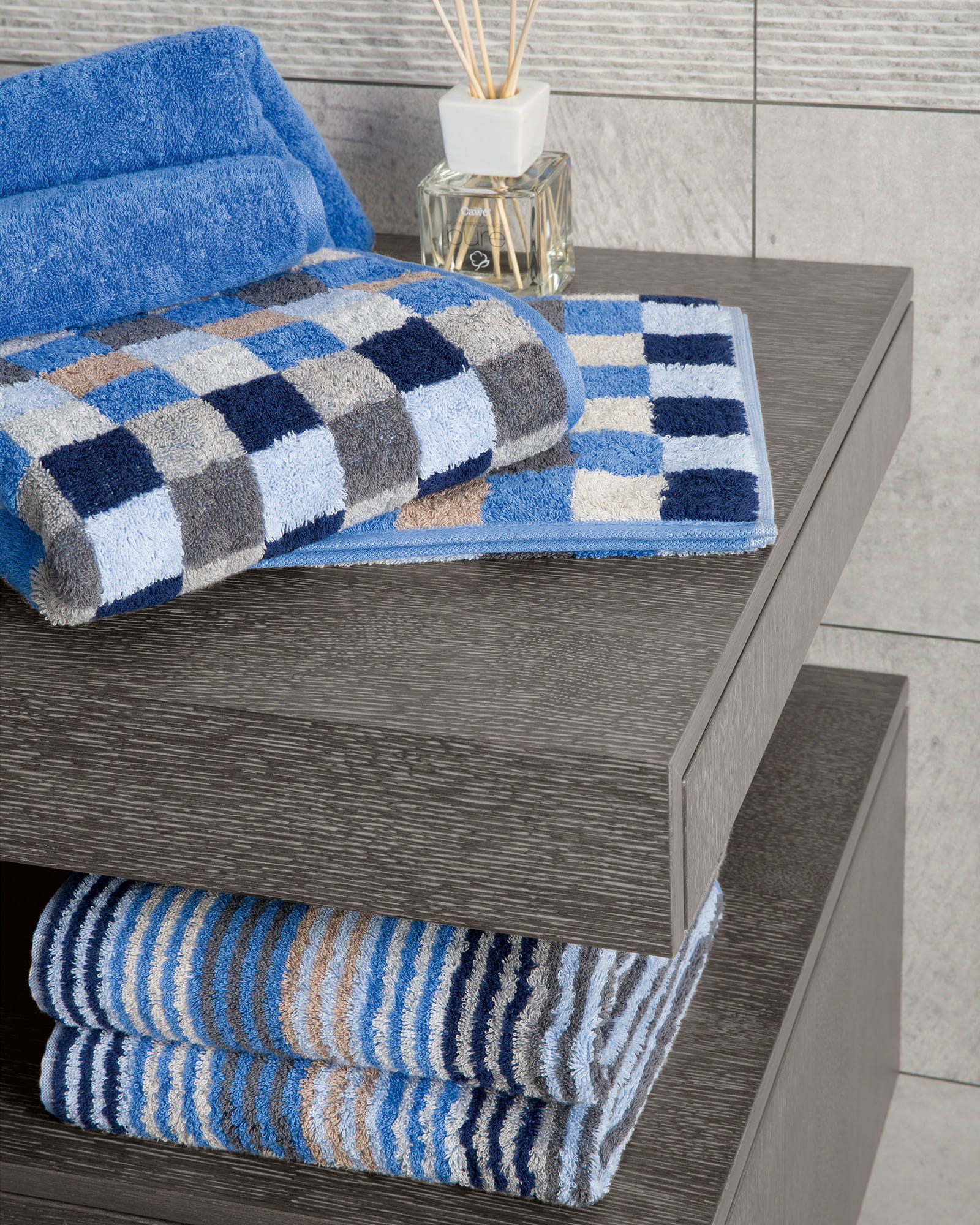 Cawö - Unique Karo 942 - Farbe: türkis - 44