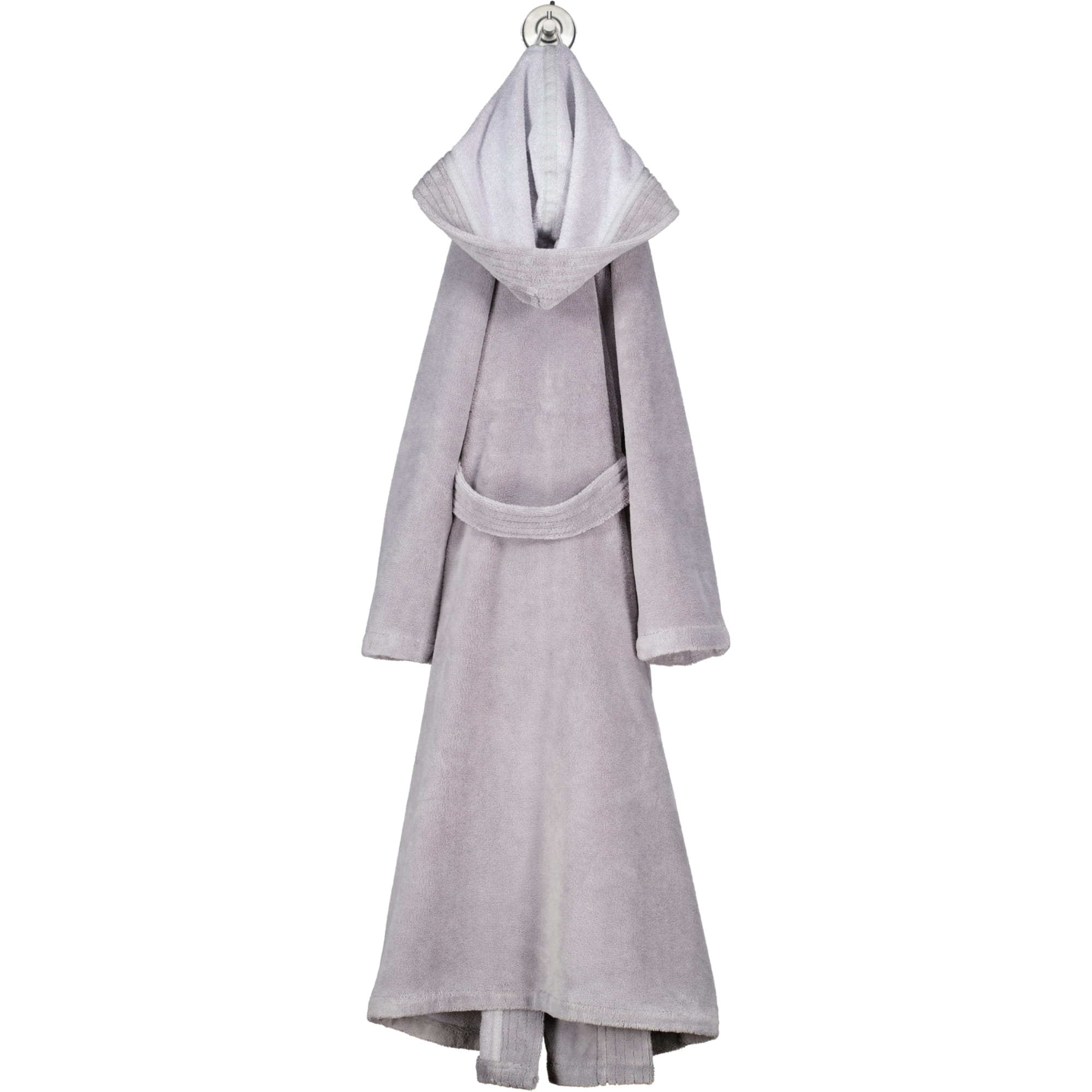 Cawö Home Damen Bademantel Kapuze  802 - Farbe: graphit - 73