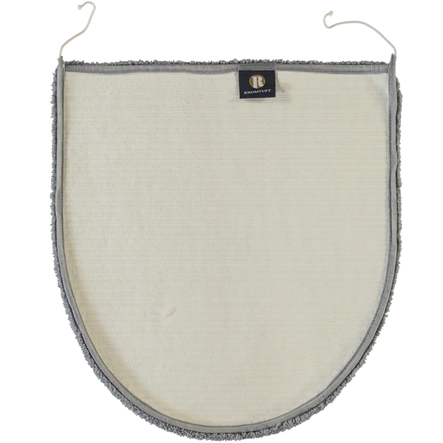 Rhomtuft - Badteppiche Square - Farbe: kiesel - 85 - Deckelbezug 45x50 cm