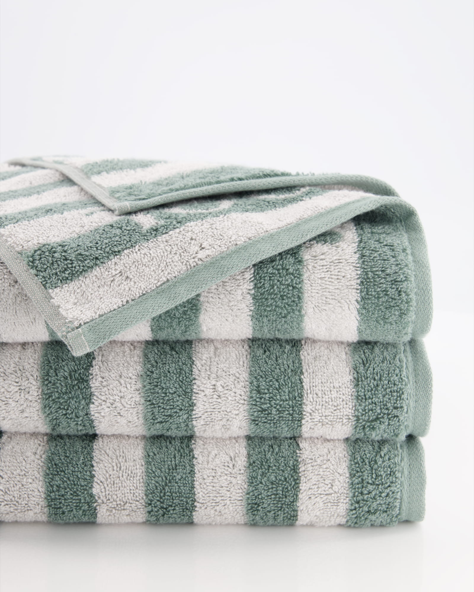 JOOP! Handtücher Split Stripes 1713 Pinie - 47 - Duschtuch 80x150 cm