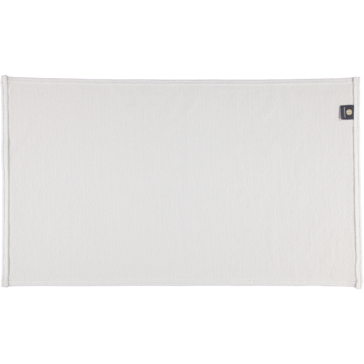 Rhomtuft - Badteppiche Plain - Farbe: weiss - 01 - 70x120 cm