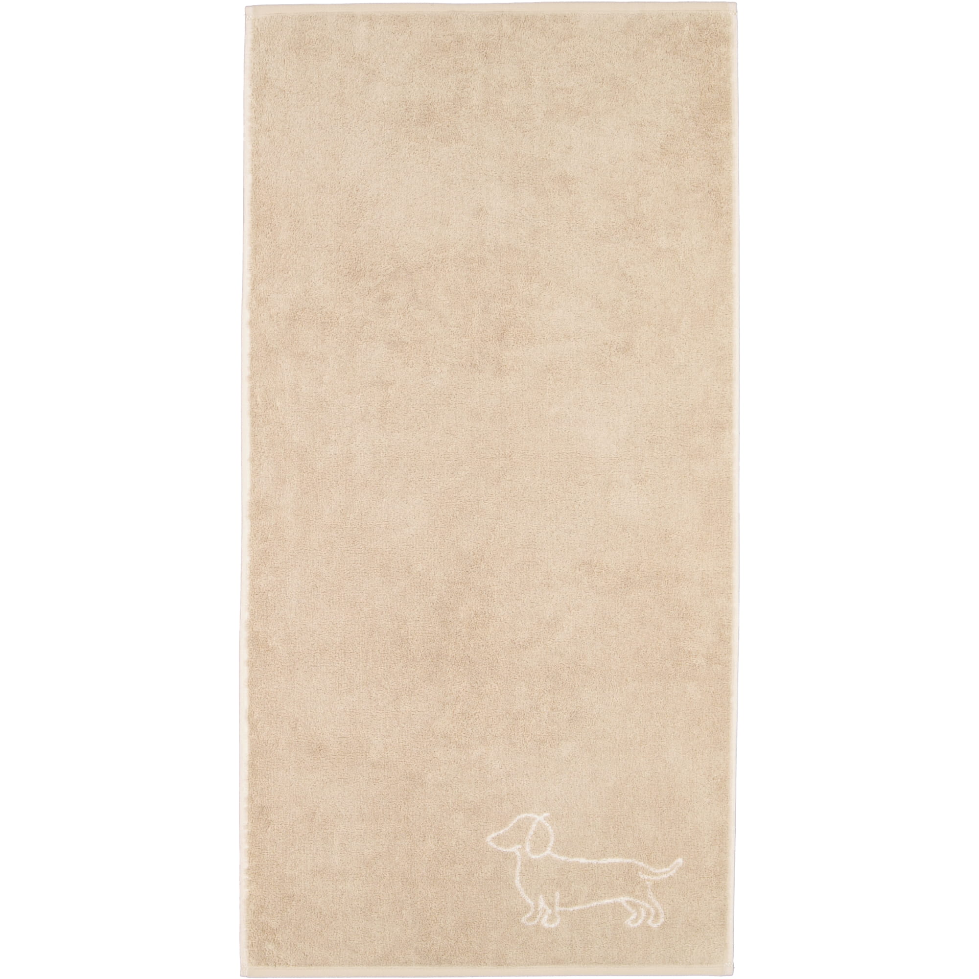 Cawö Handtücher WE LOVE DOGS Companion 6248 Natur-Beige - 33 - Handtuch 50x100 cm