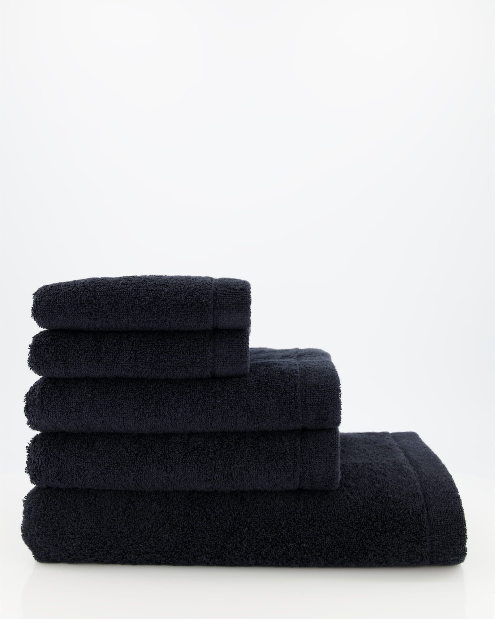 Cawö Handtücher Lifestyle Uni 7007 schwarz - 906 - Seiflappen 30x30 cm