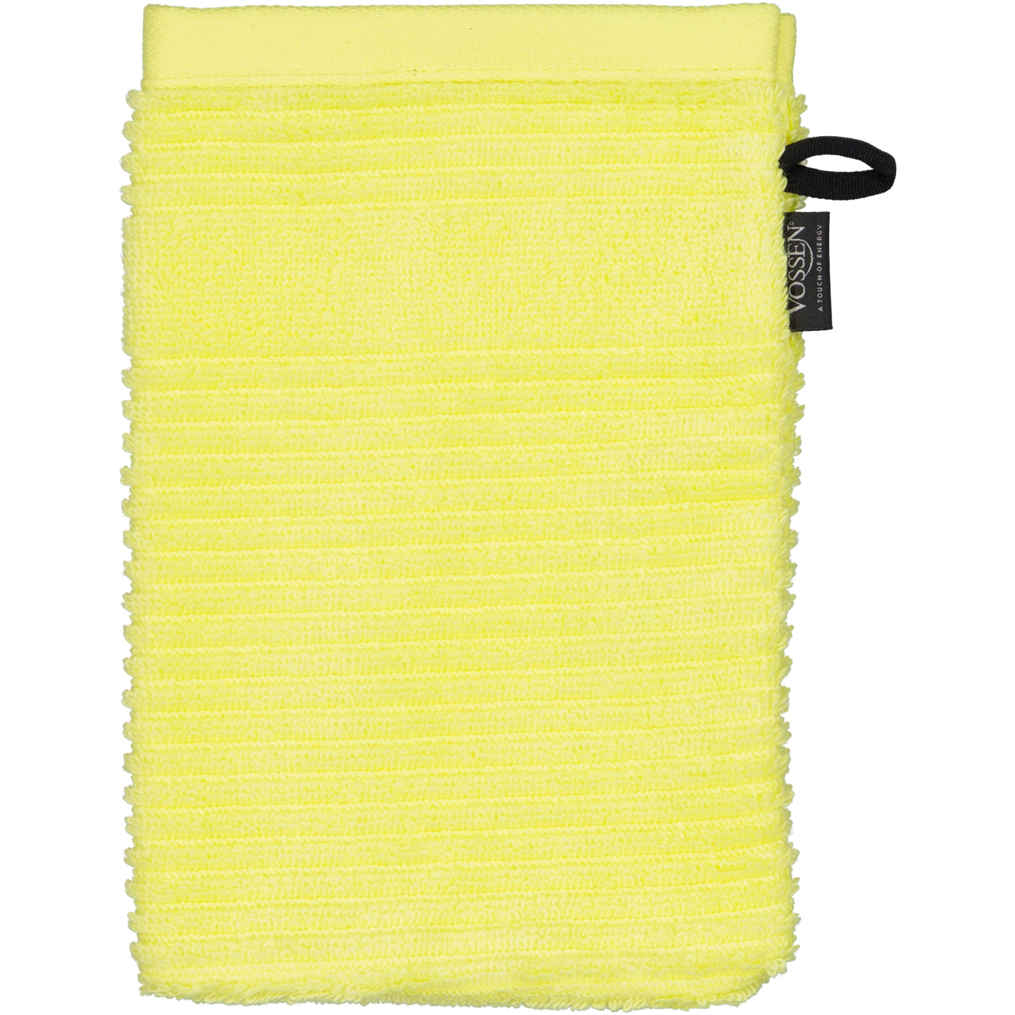 Vossen Handtücher Tomorrow electric yellow - 1390 - Waschhandschuh 16x22 cm