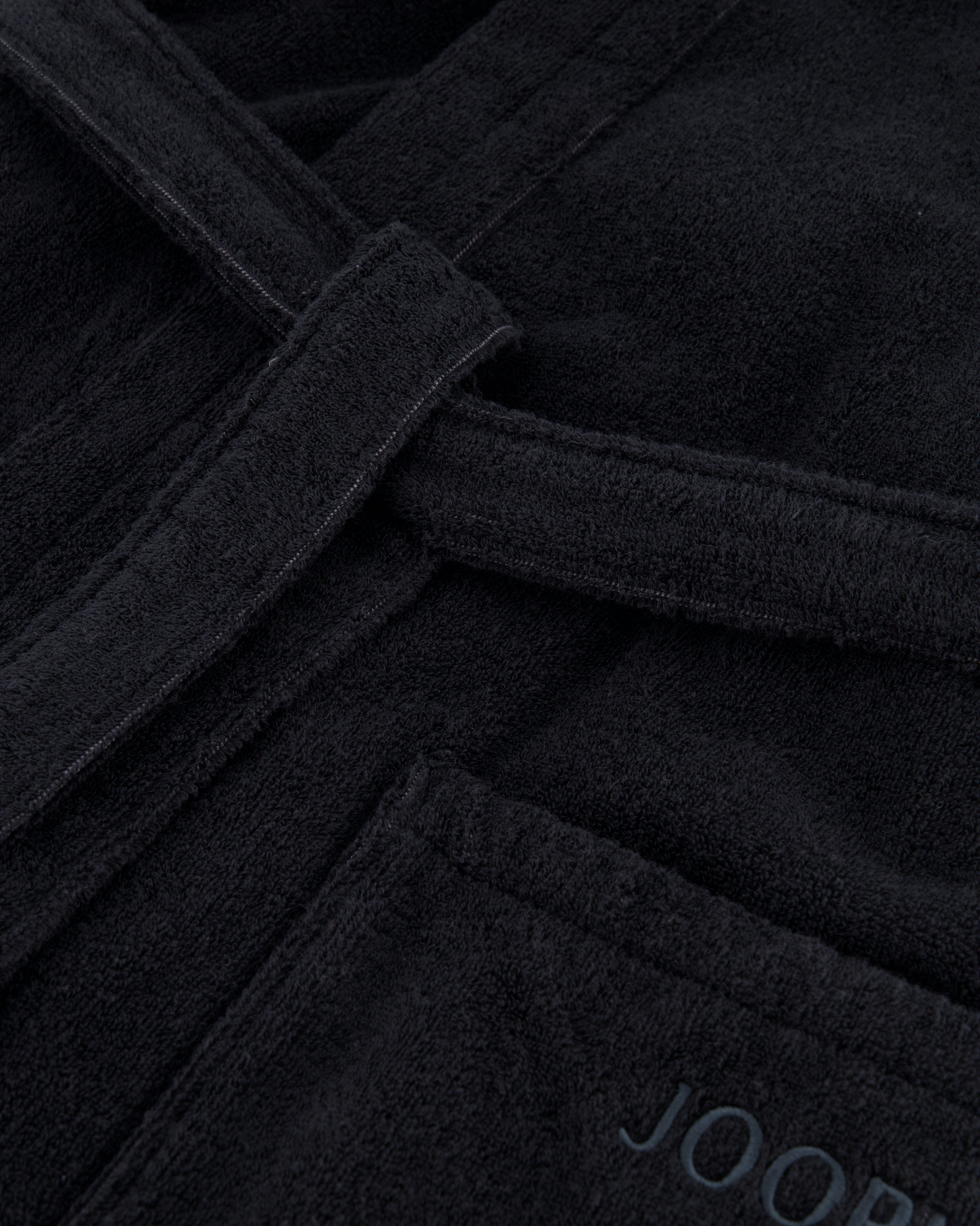 JOOP! Classic - Herren Bademantel - Kimono 1618 - Farbe: 97 - schwarz