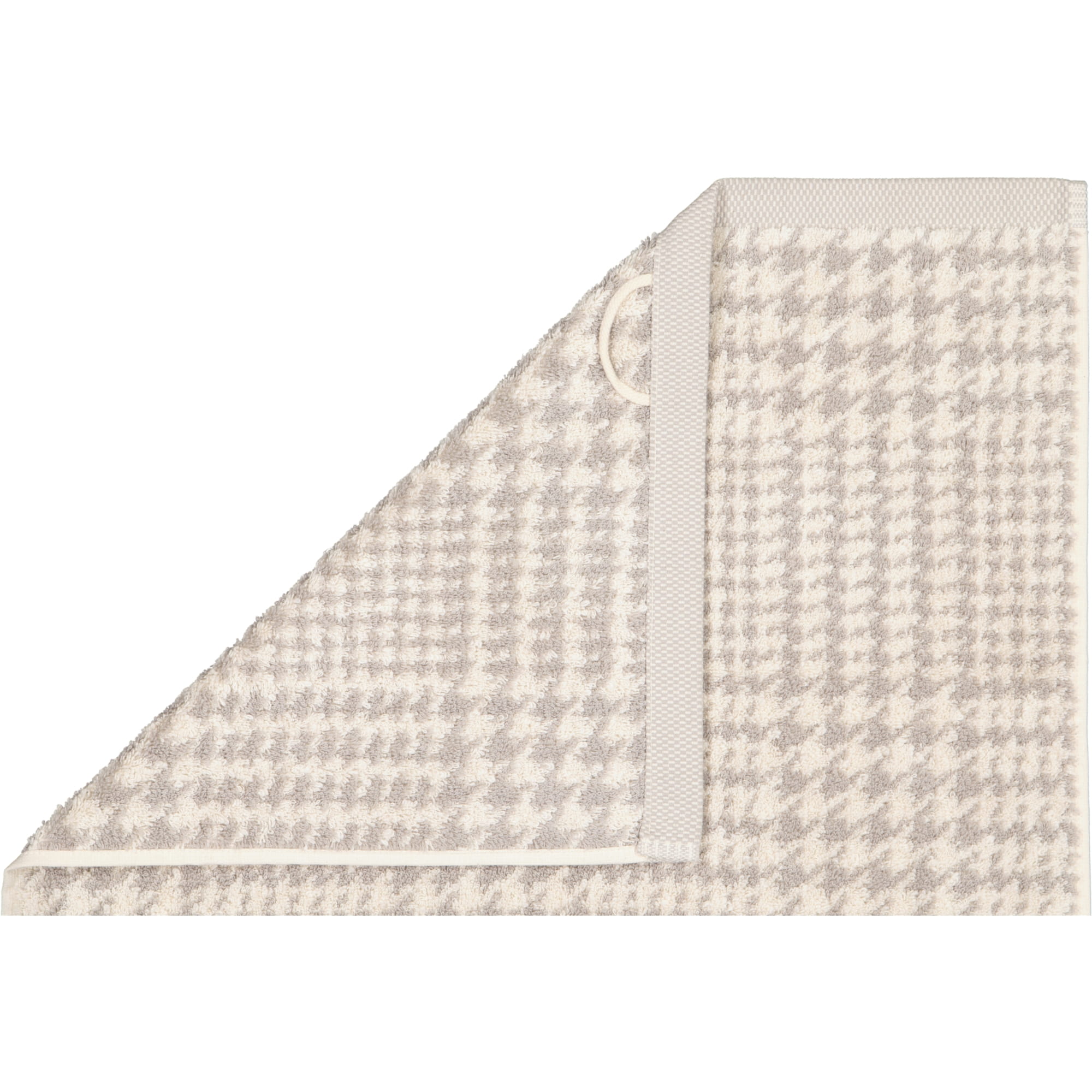 Möve - Brooklyn Glencheck - Farbe:  nature/cashmere - 071 (1-0569/8970) - Handtuch 50x100 cm