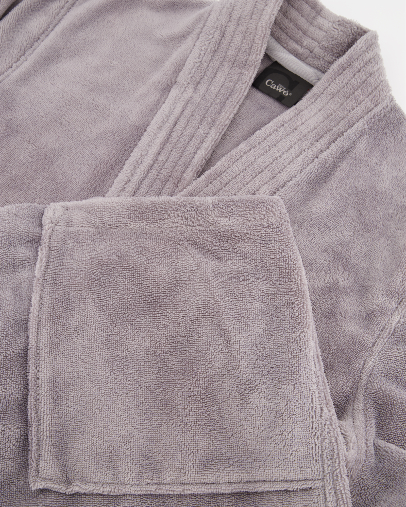 Cawö Home Herren Bademantel Kimono 800 - Farbe: graphit - 73