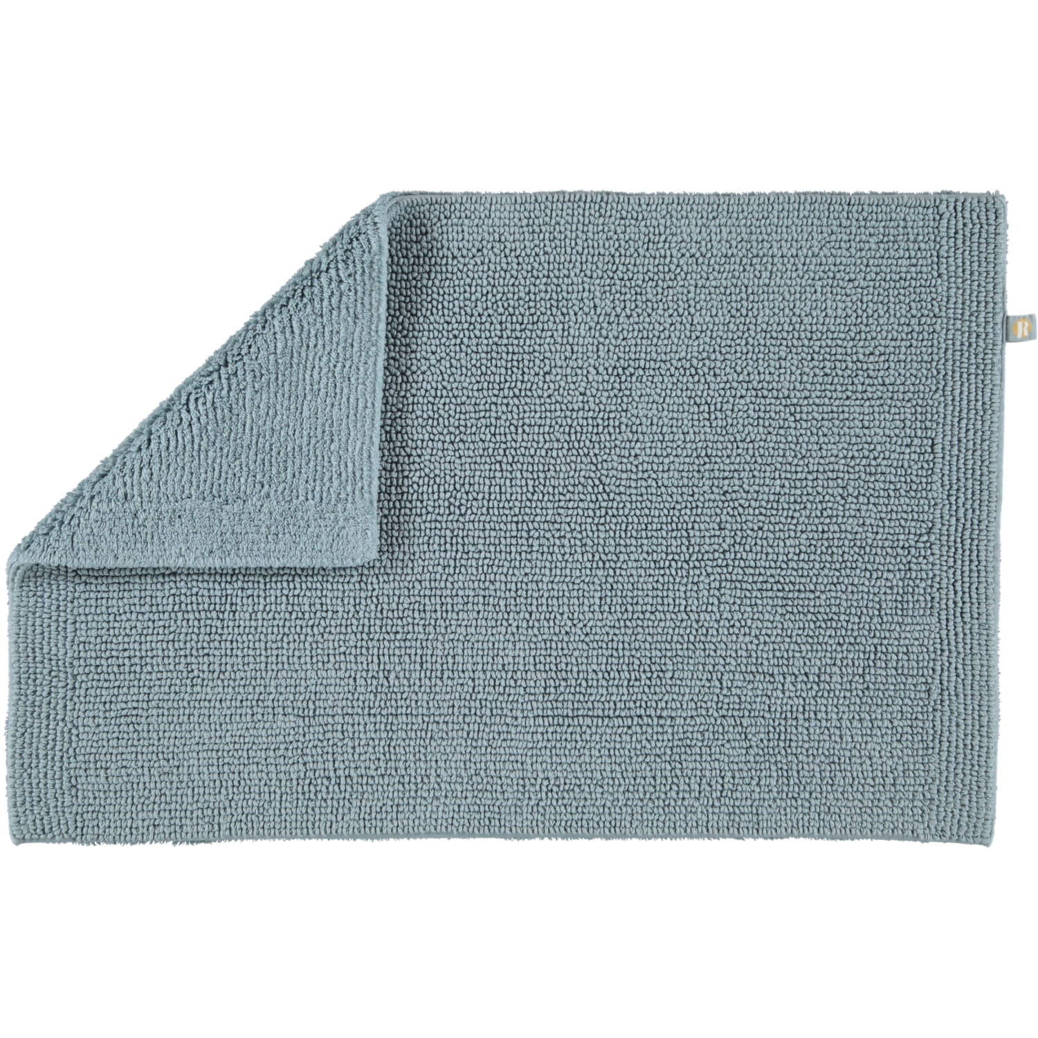 Rhomtuft - Badteppich Pur - Farbe: aquamarin - 400 - 50x75 cm