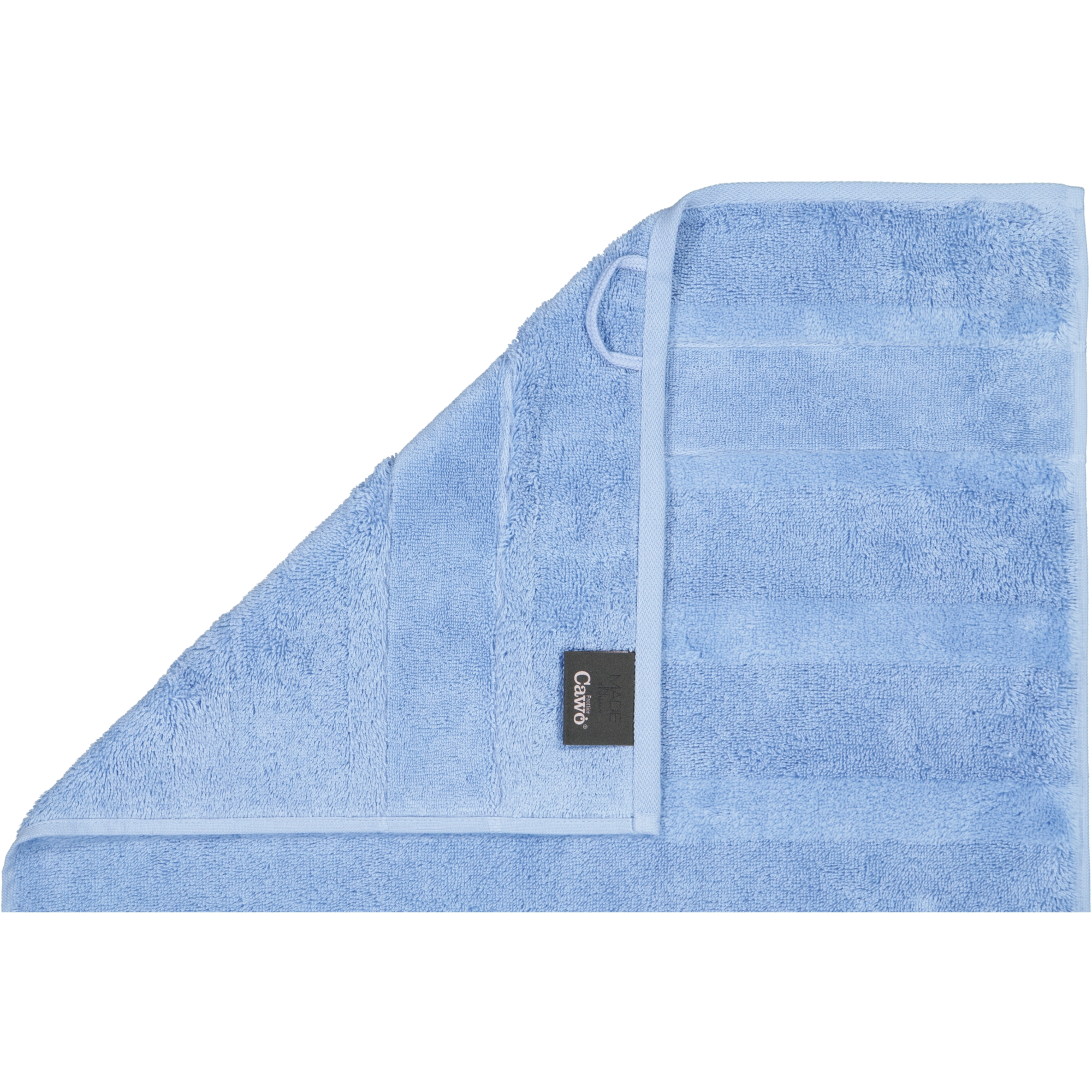 Cawö - Noblesse2 1002 - Farbe: sky - 138 - Seiflappen 30x30 cm