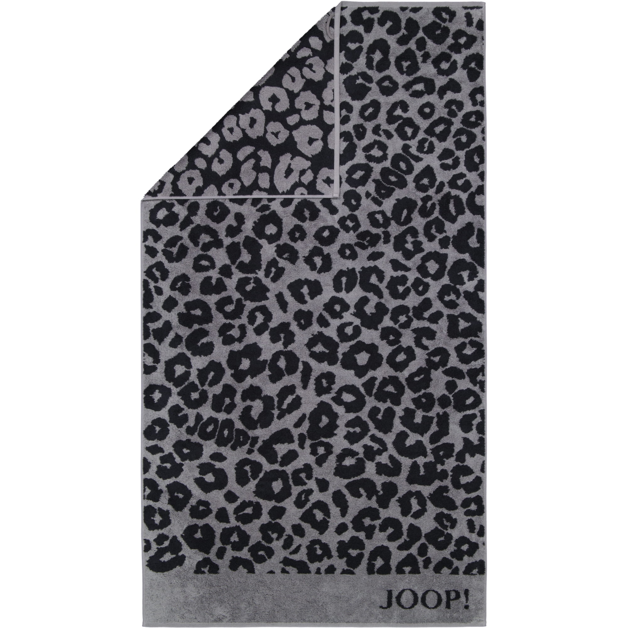 JOOP! Handtücher Leo Allover 1707 graphit - 90 - Duschtuch 80x150 cm