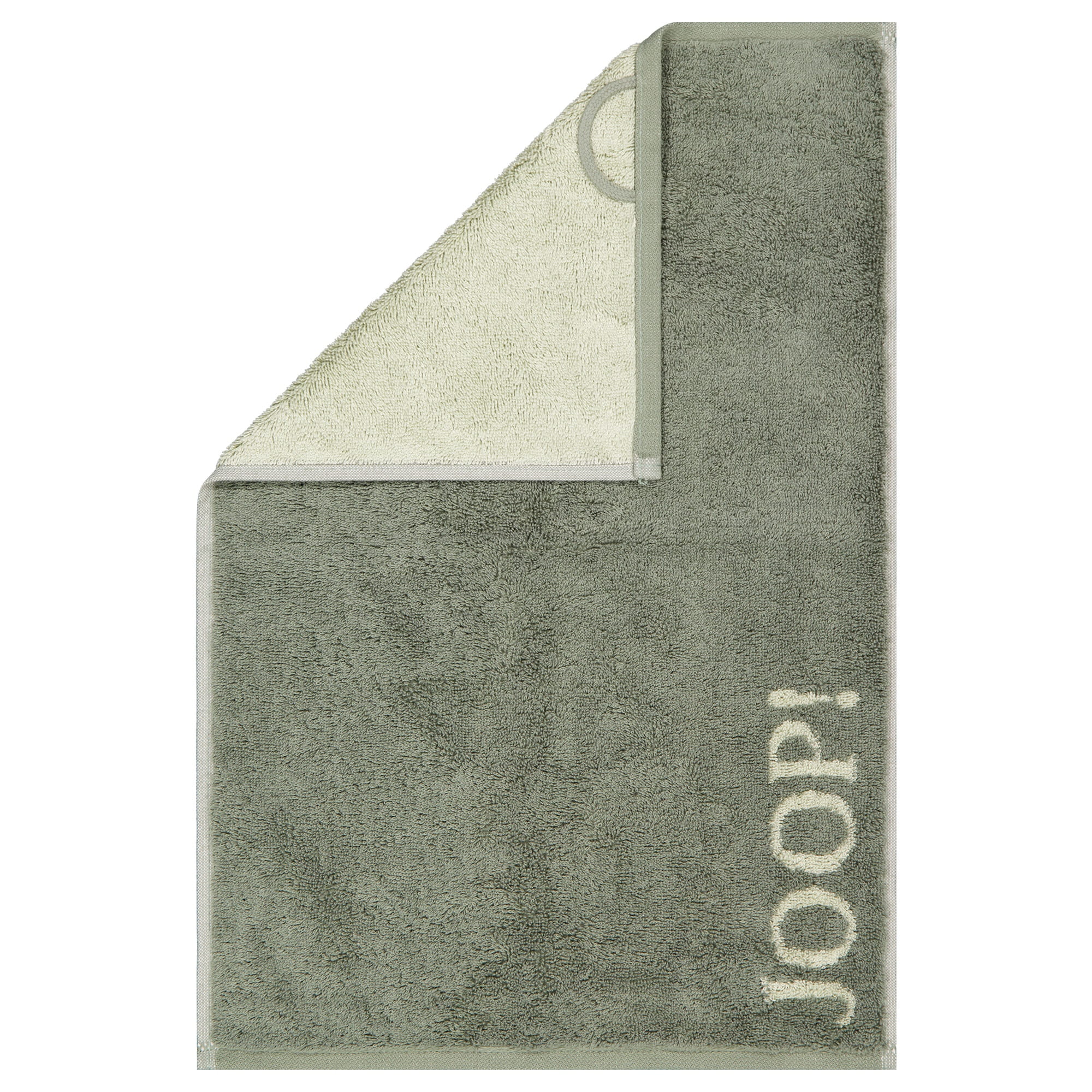 JOOP! Handtücher Contour Doubleface 1716 Oliv - 47 - Gästetuch 30x50 cm