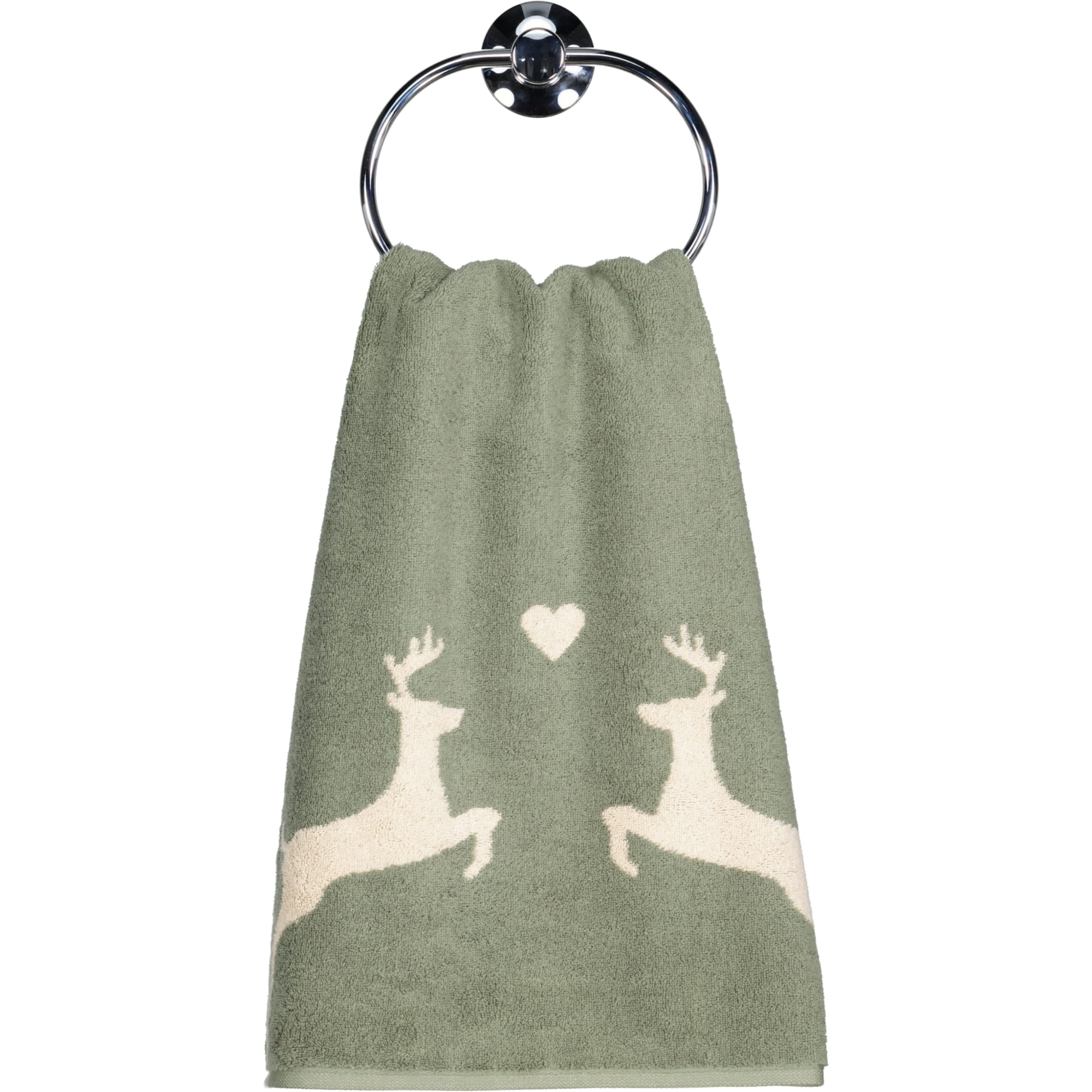 Cawö Handtücher Alpenchic Edition Hirsche 6228 zirbe - 43 - Handtuch 50x100 cm