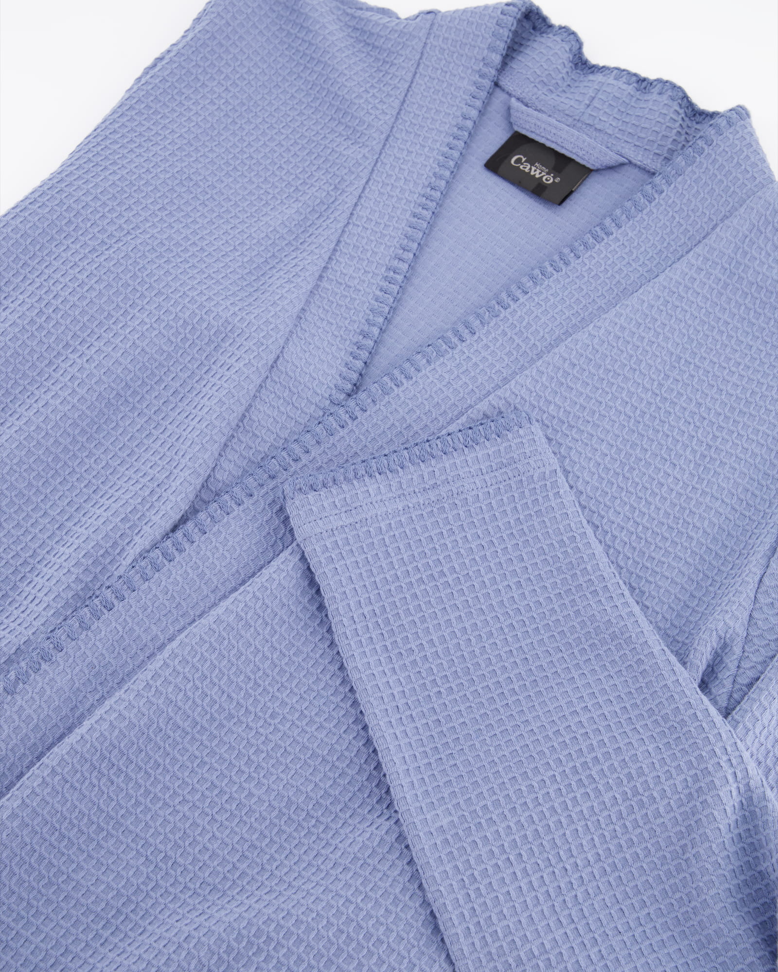 Cawö Home Damen Bademantel Kimono Pique 812 - Farbe: sky - 11