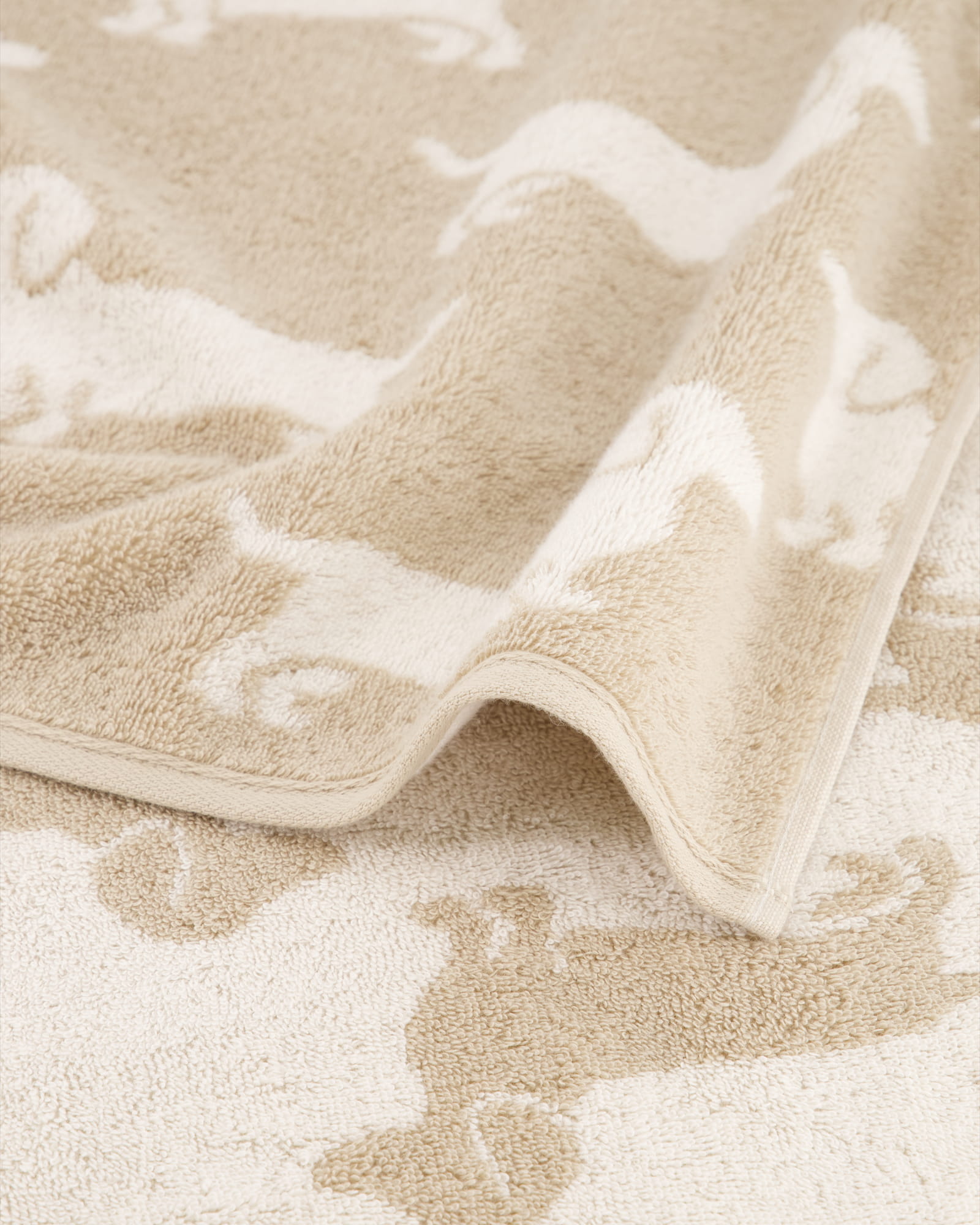 Cawö Handtücher WE LOVE DOGS 6246 Natur-Beige - 33 - Duschtuch 80x150 cm