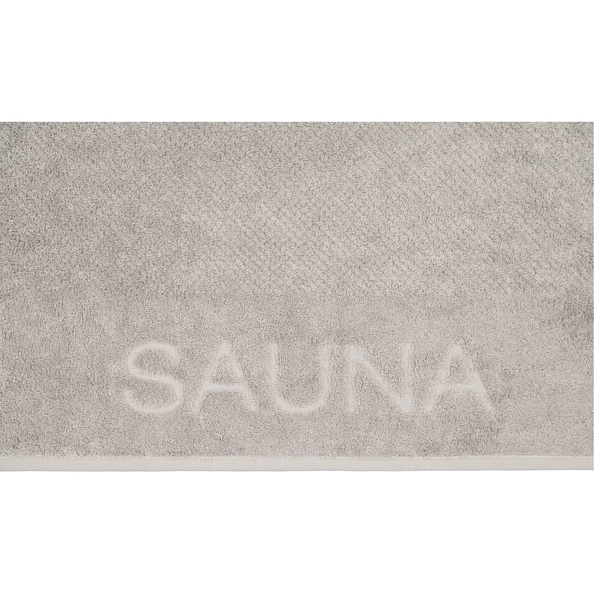 Cawö Saunatücher Pure 6501 stein - 727 - 80x200 cm