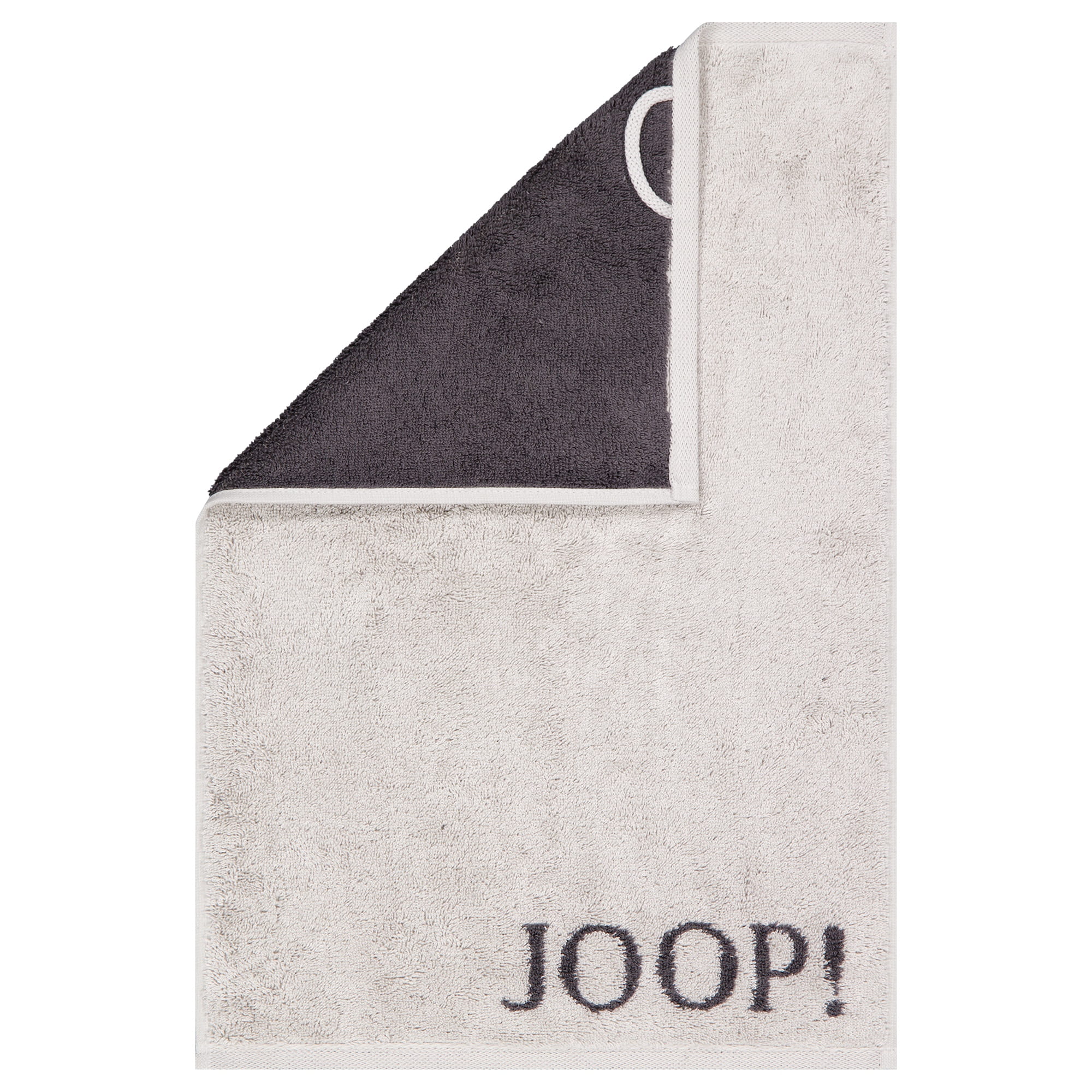 JOOP! Handtücher New Classic Doubleface 1720 Platin - 77 - Gästetuch 30x50 cm