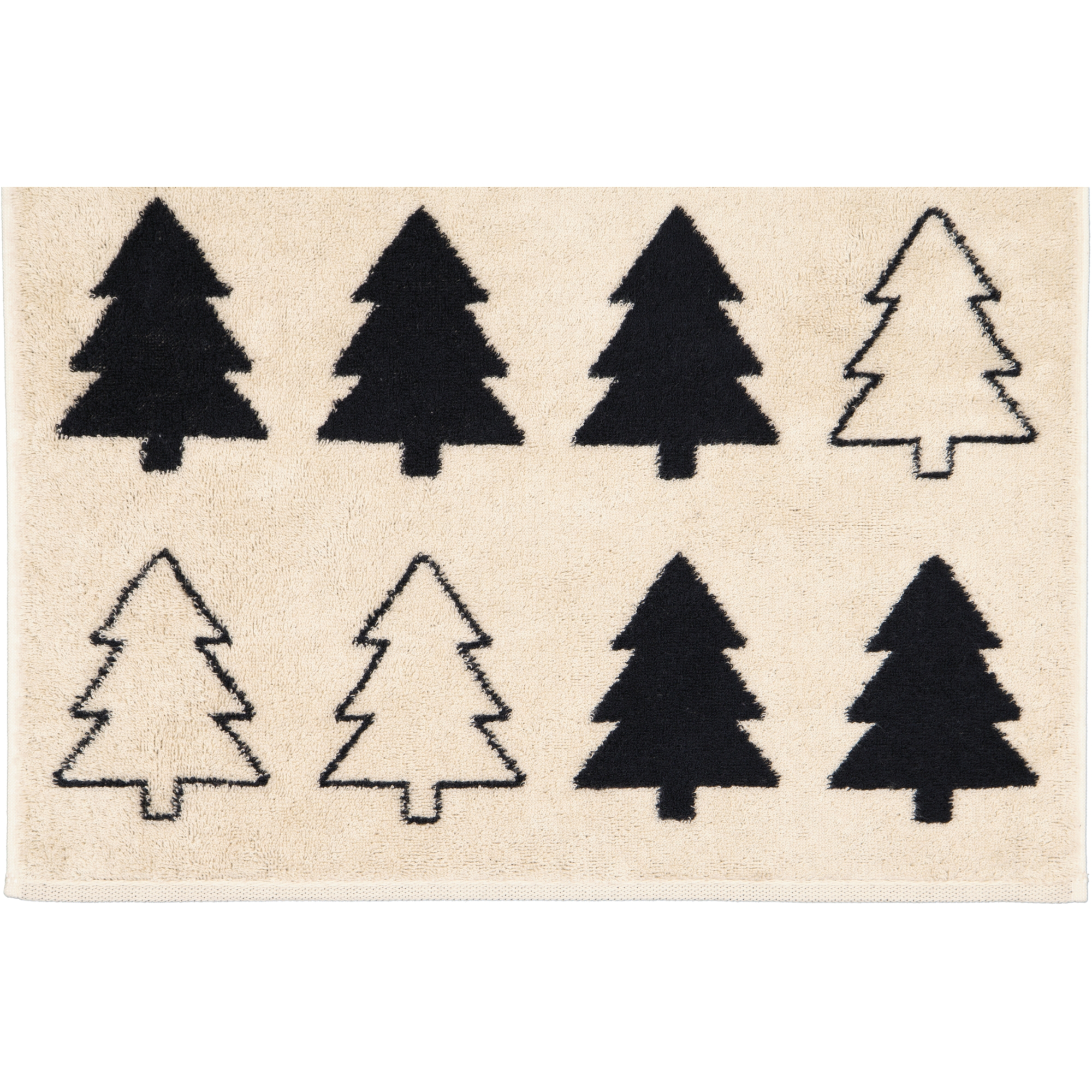 Cawö Handtücher Christmas Edition Tannenbäume 794 natur-schwarz - 39