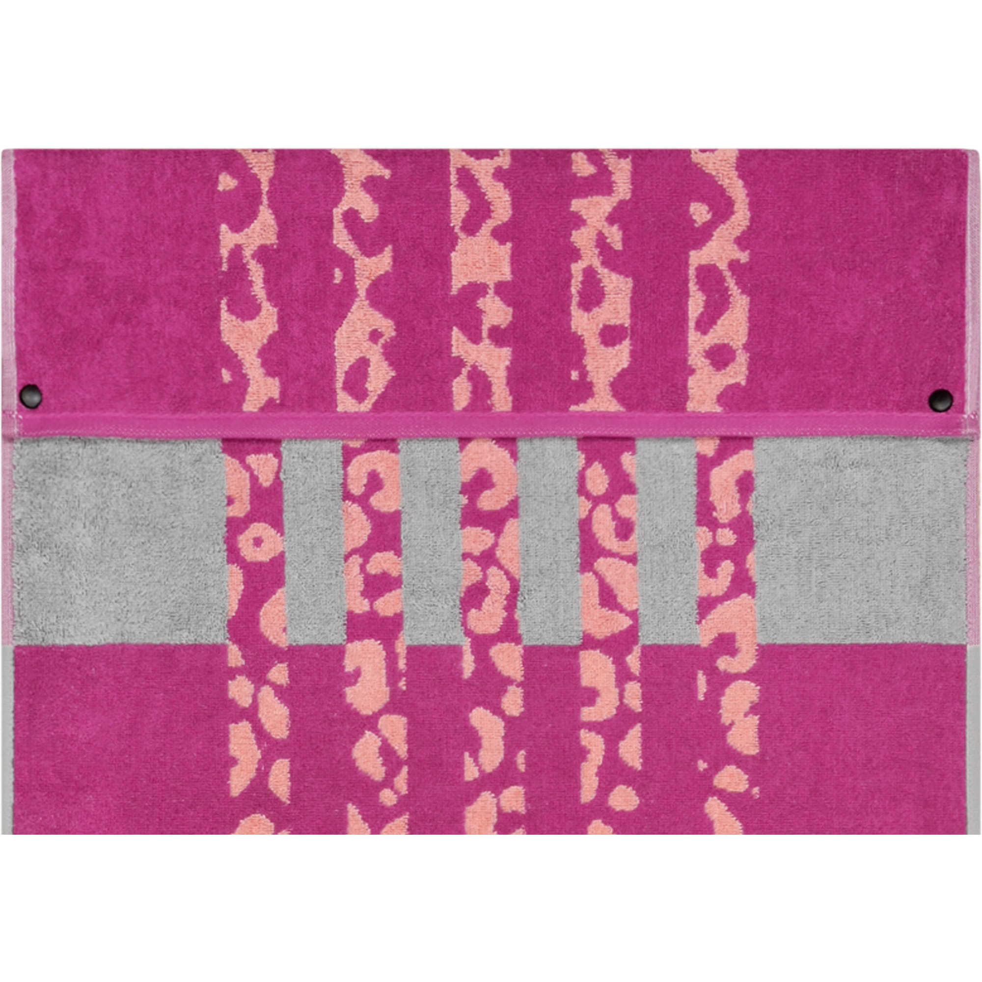 Cawö Fitness-Handtücher LEO STRIPE 6291 vibrant pink - 27 - 50x130 cm