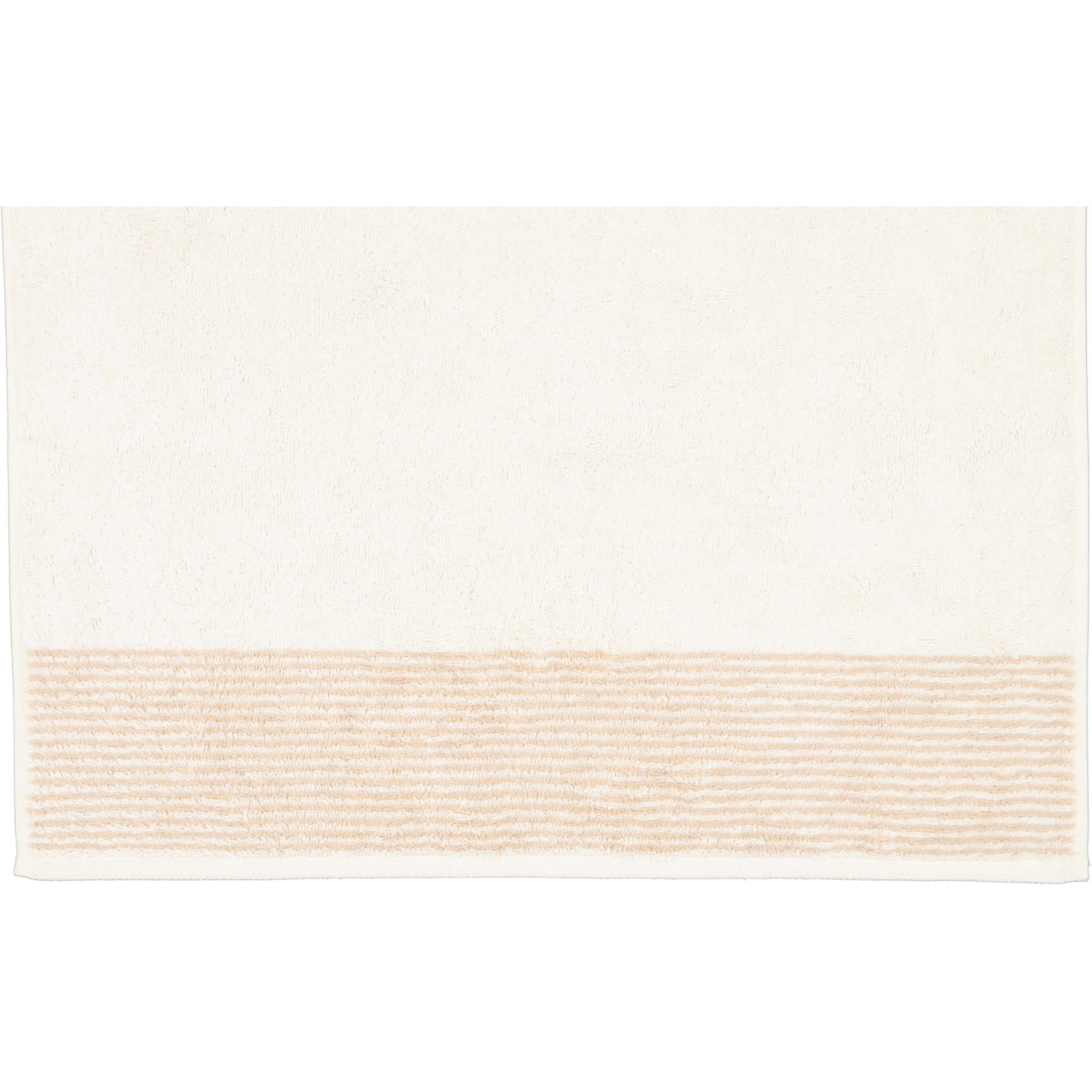 Cawö Handtücher Luxury Home Two-Tone 590 natur - 36 - Waschhandschuh 16x22 cm
