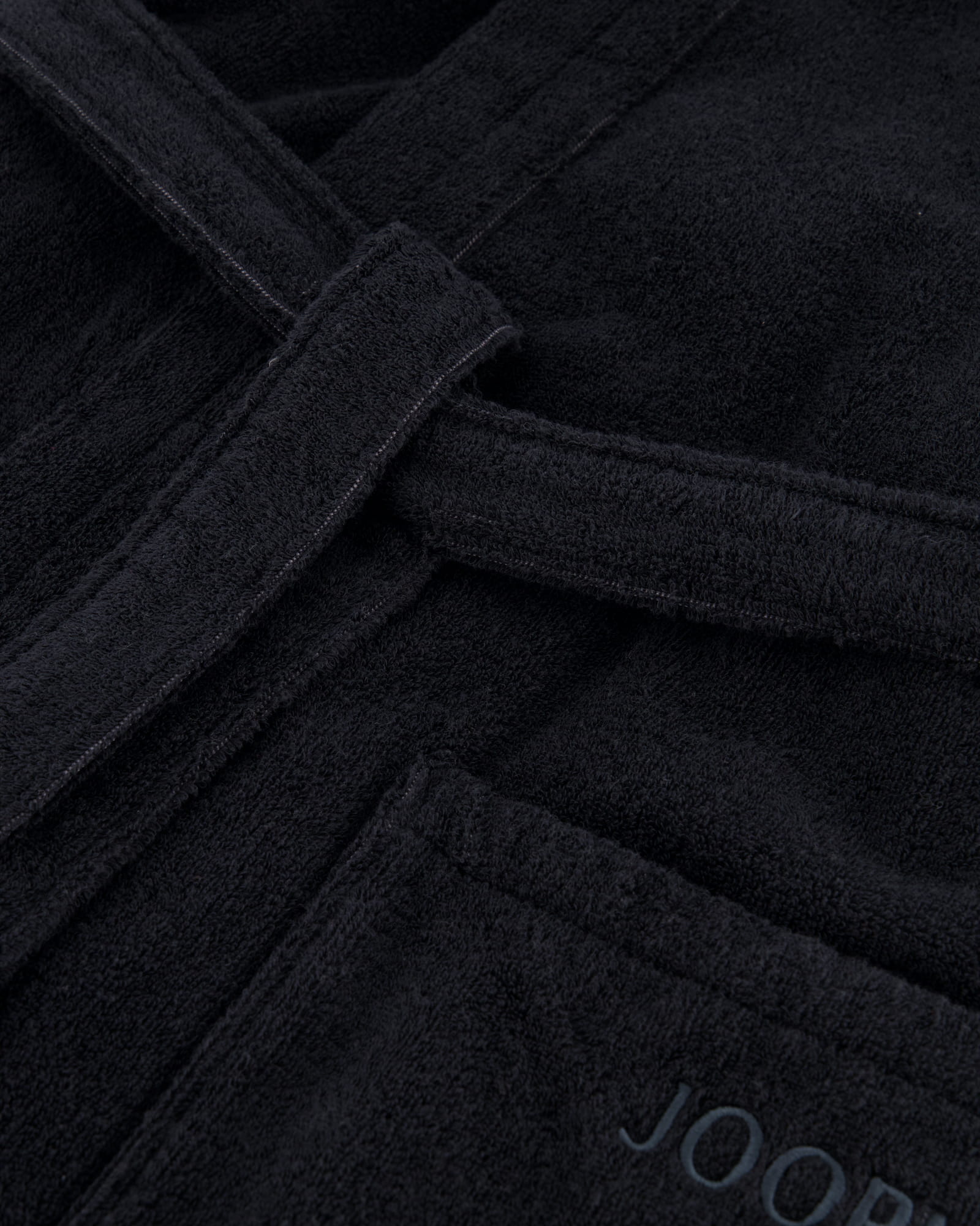 JOOP! Classic - Herren Bademantel - Kimono 1618 - Farbe: 97 - schwarz
