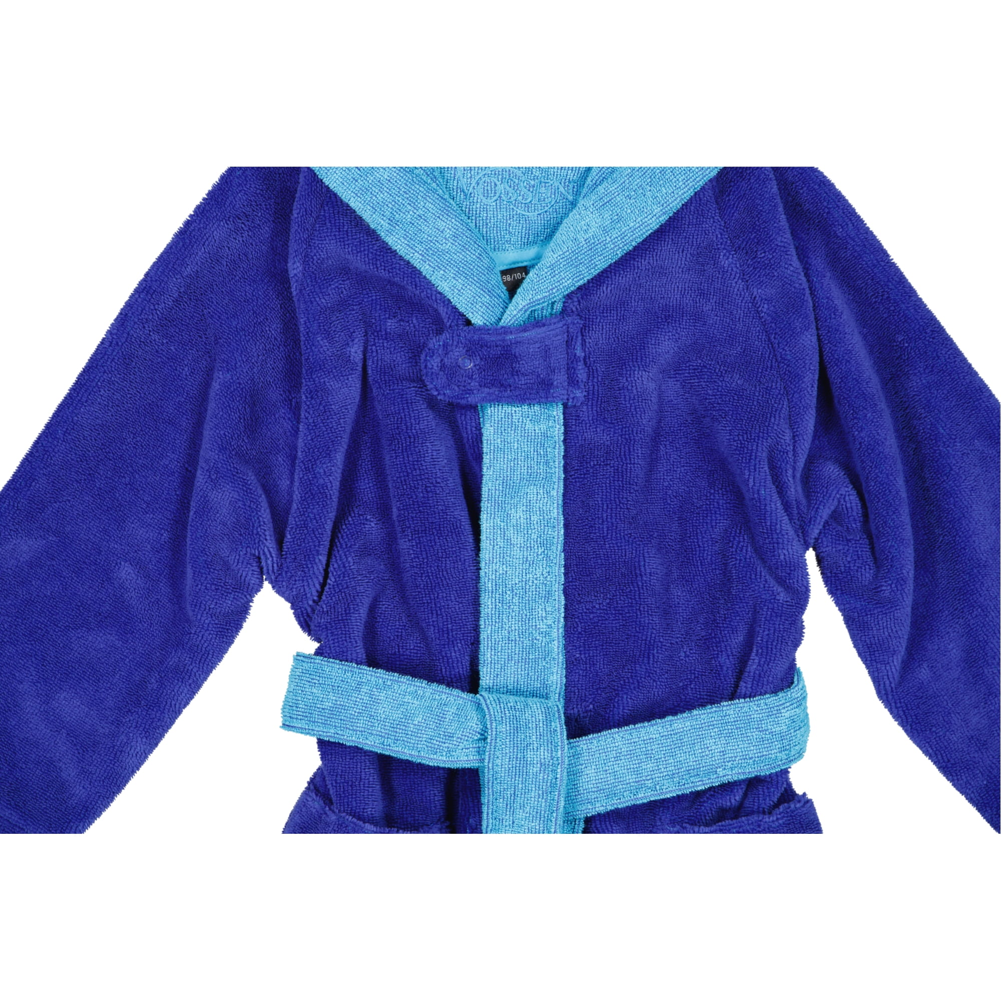 Vossen Kinderbademäntel Kinder Kapuze Bixie reflex blue/ice blue - 0008 - 98/104