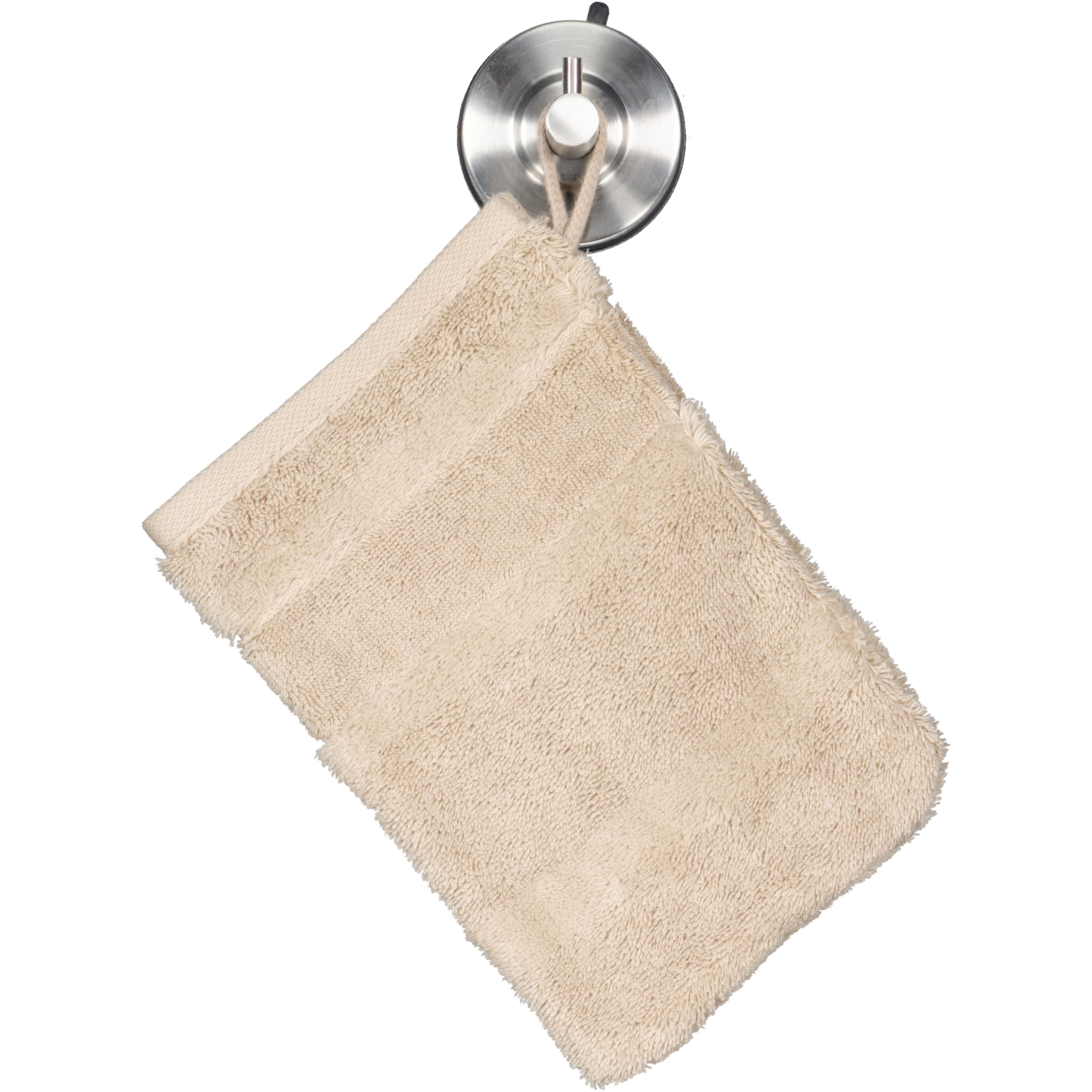 Cawö - Noblesse2 1002 - Farbe: 375 - sand - Waschhandschuh 16x22 cm