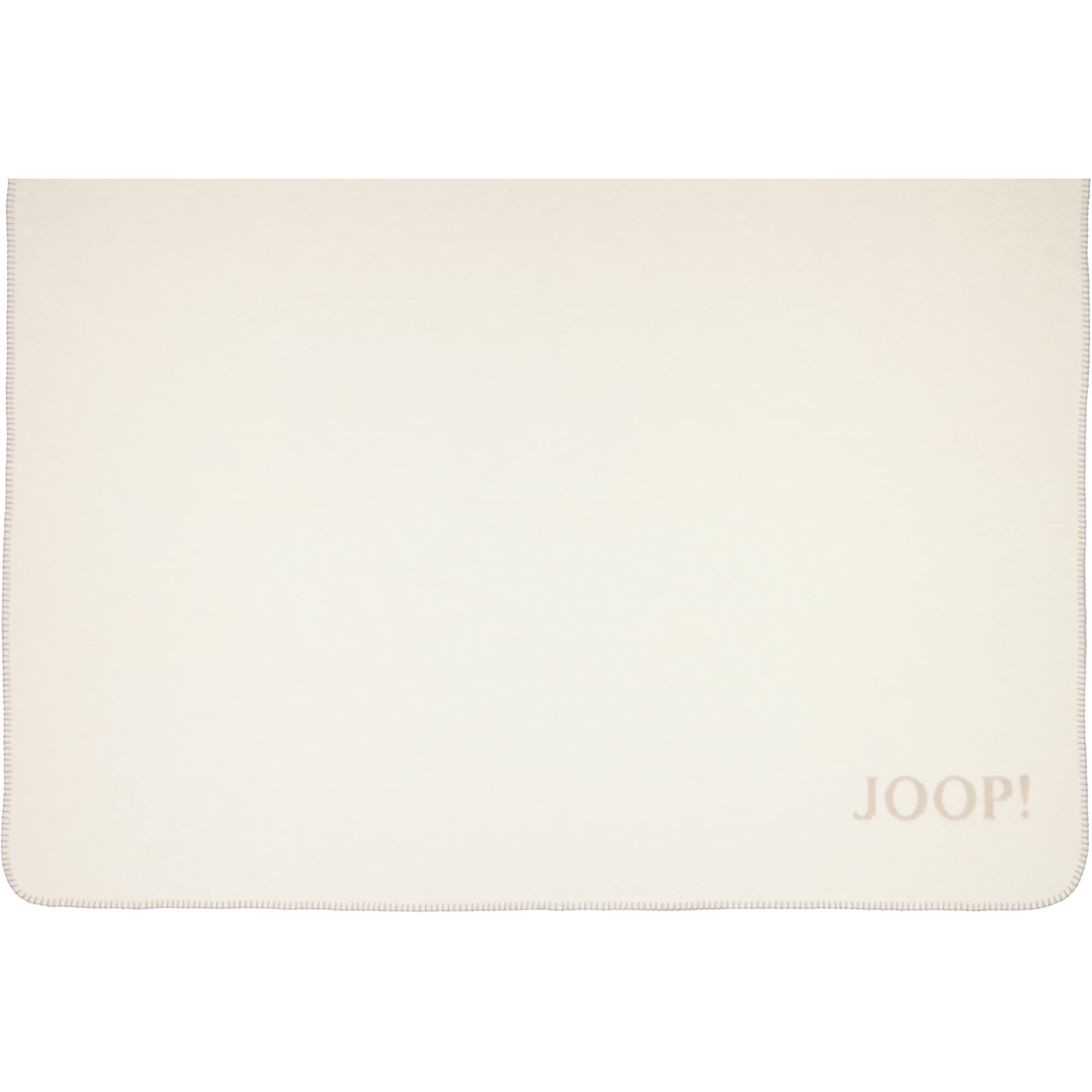 JOOP! Wohndecke Uni-Doubleface - Größe: 150x200 cm - Farbe: Ecru-Feder