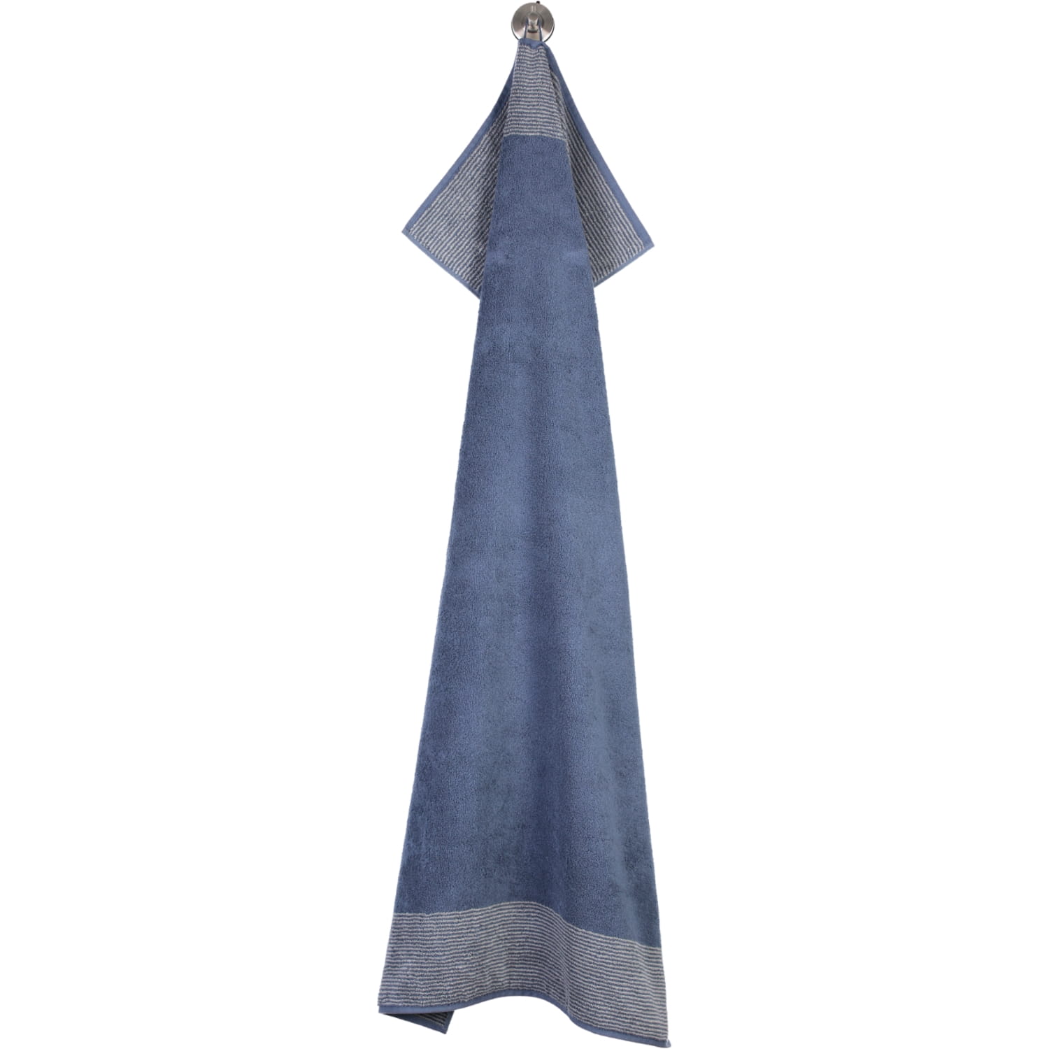 Cawö - Luxury Home Two-Tone 590 - Farbe: nachtblau - 10 - Duschtuch 80x150 cm